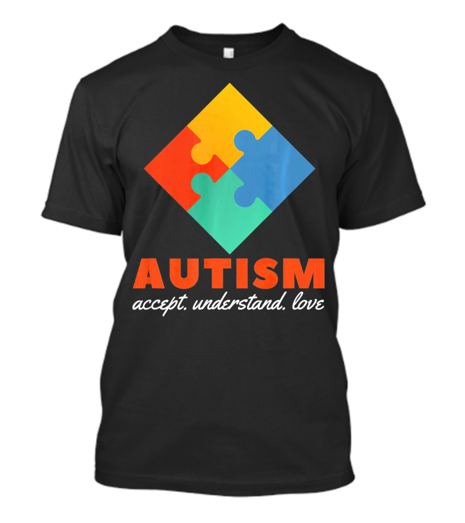 Autism Accept Understand Love Puzzle T-Shirt