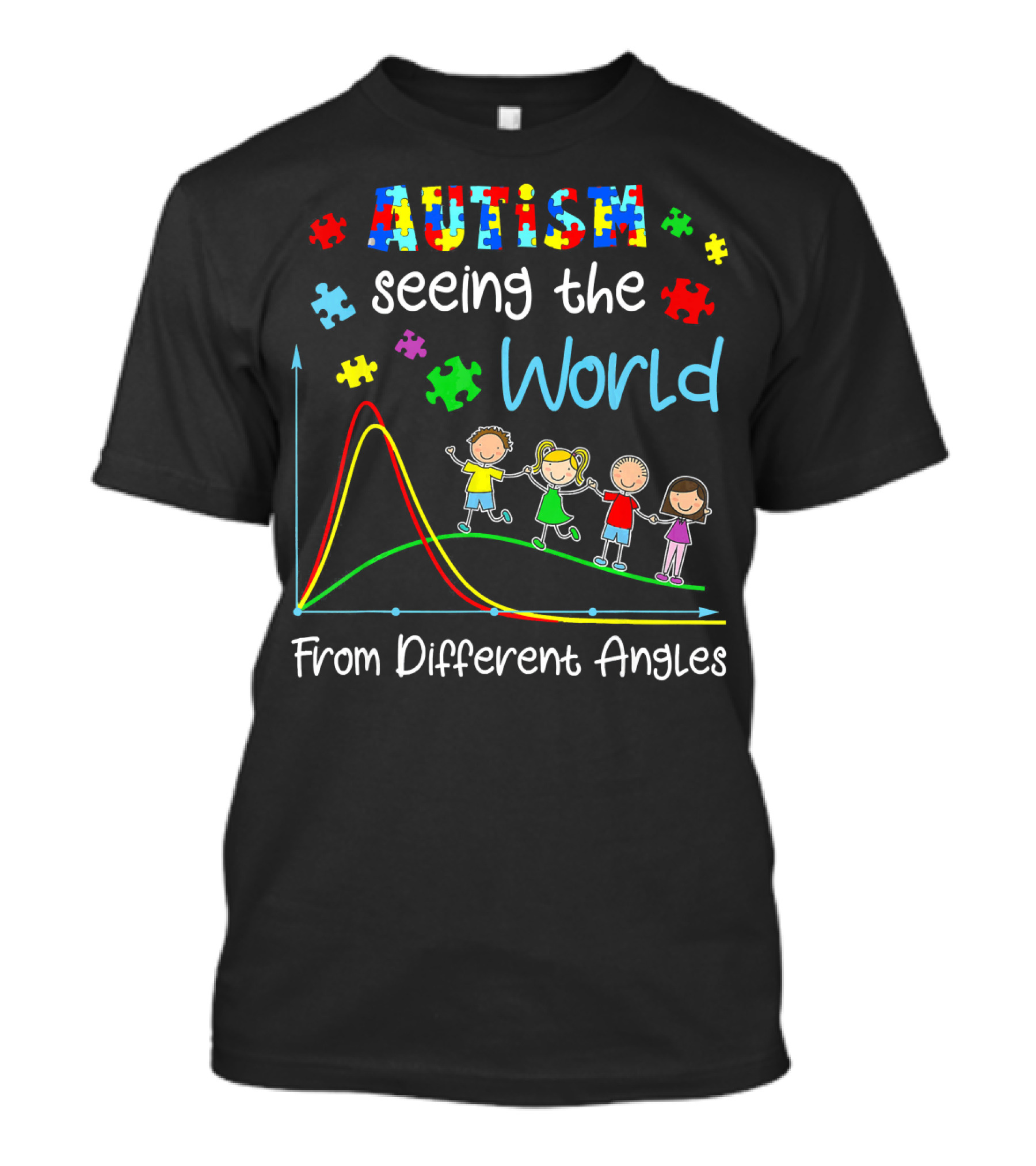 Autism Seeing The World From Different Angles T-Shirt