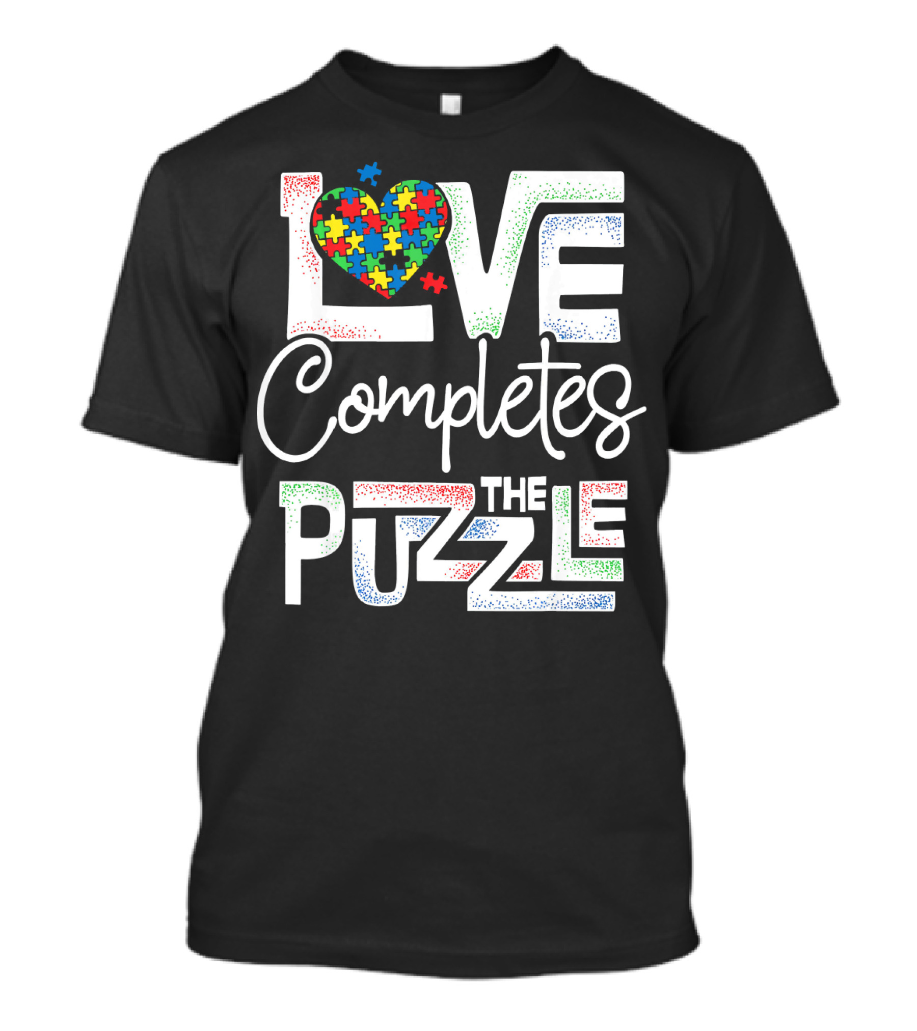 Love Completes The Puzzle Autism Awareness T-Shirt