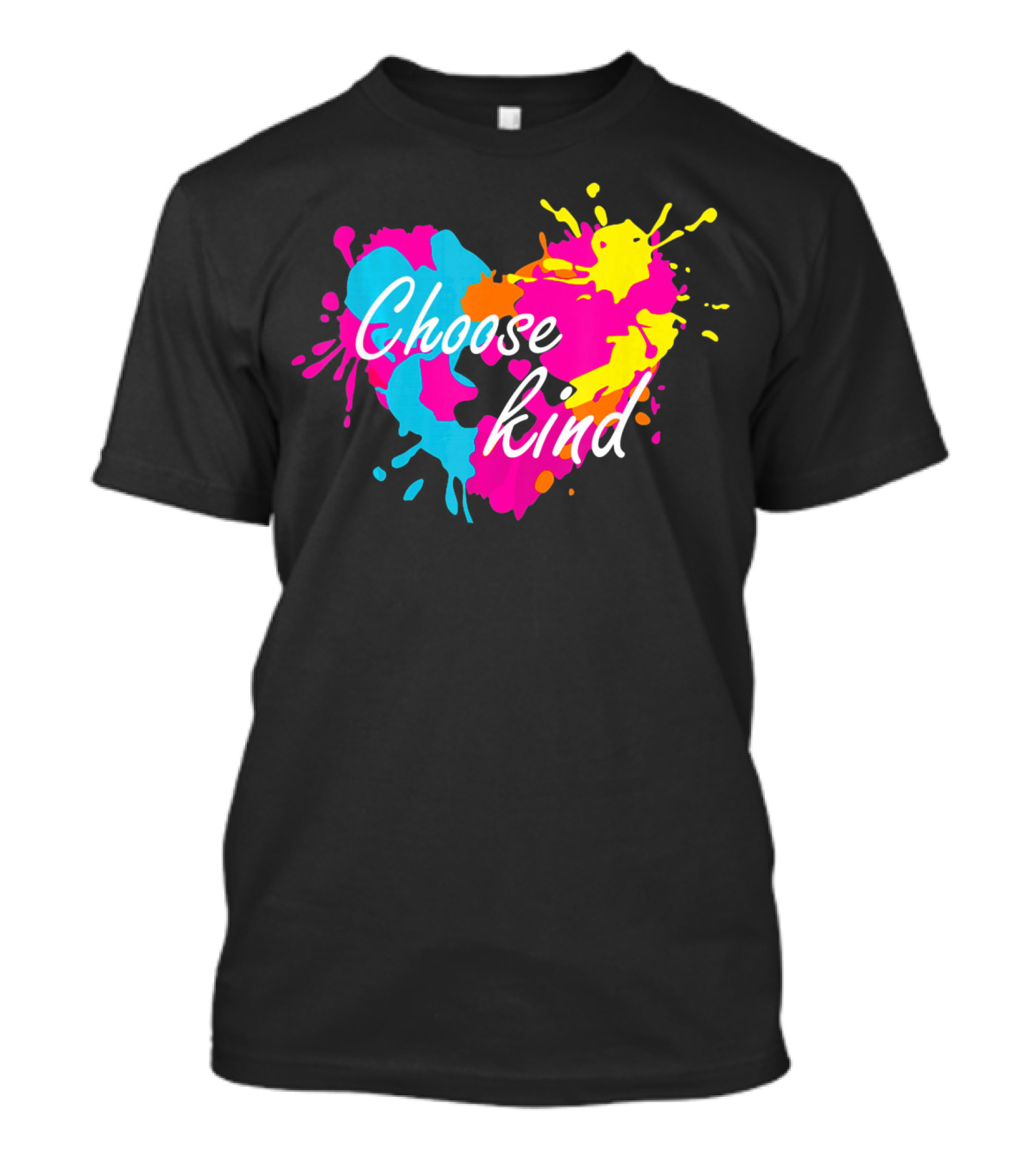 Choose Kind Colorful Heart Autism Awareness T-Shirt