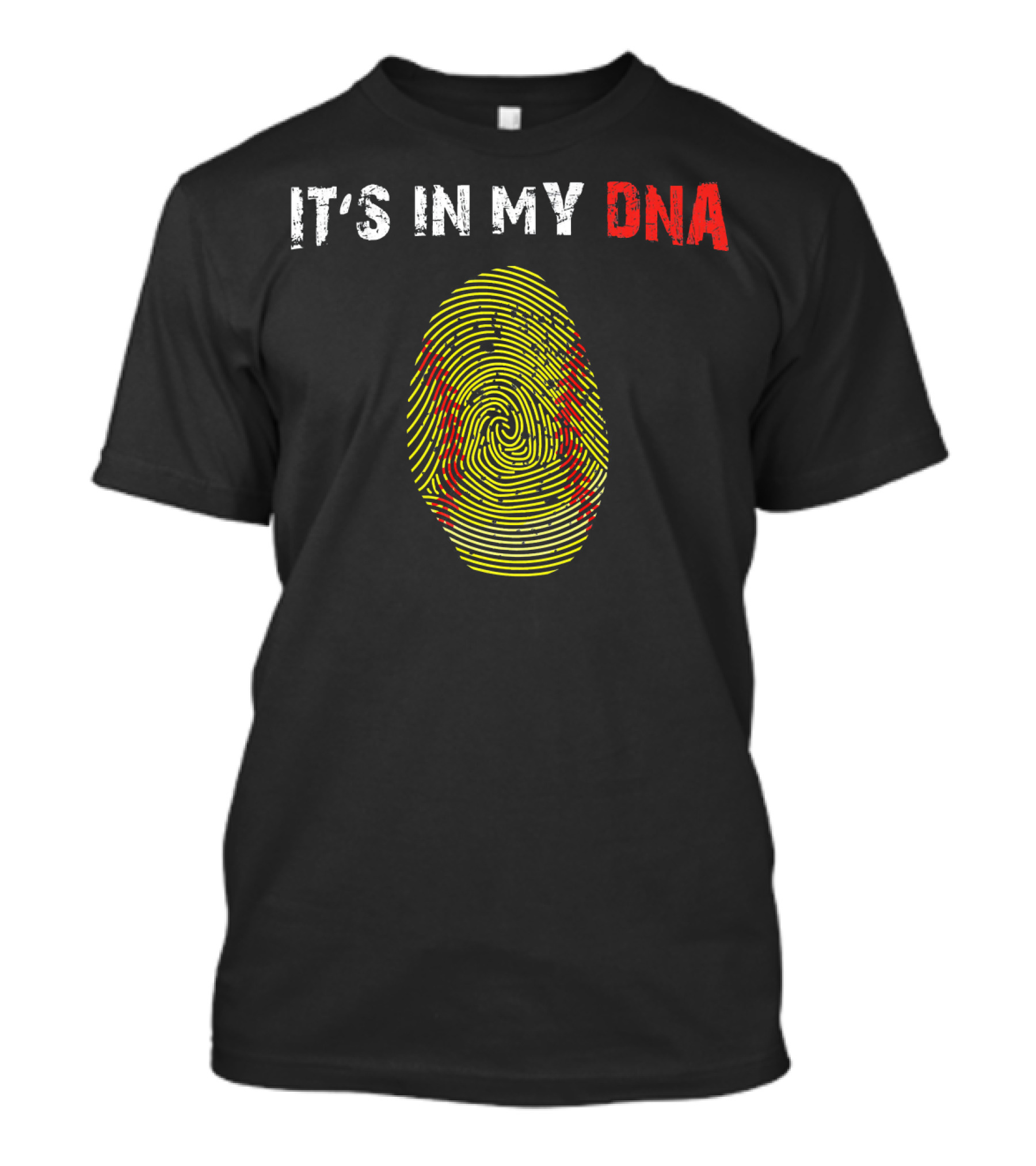 It's In My DNA Fingerprint Softball Girls Team T-Shirt