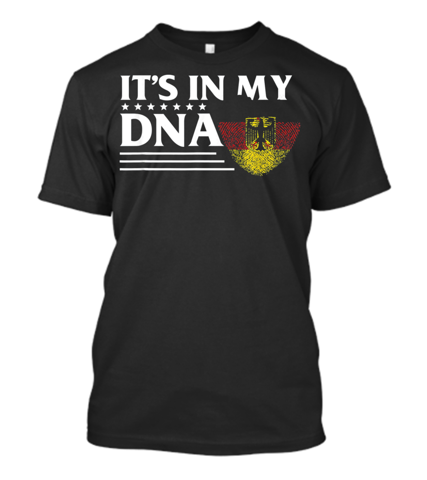 It's In My DNA German Flag Fingerprint T-Shirt