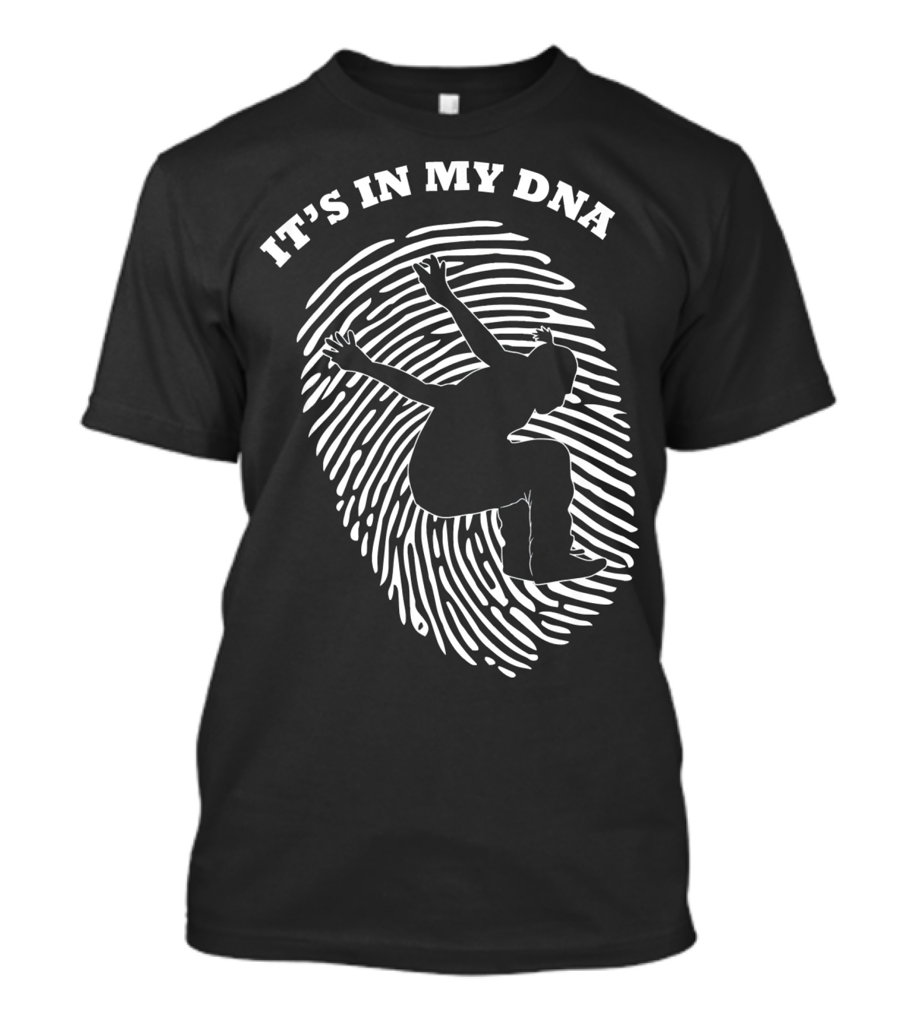 It's In My DNA Parkour Freestyle Fingerprint T-Shirt