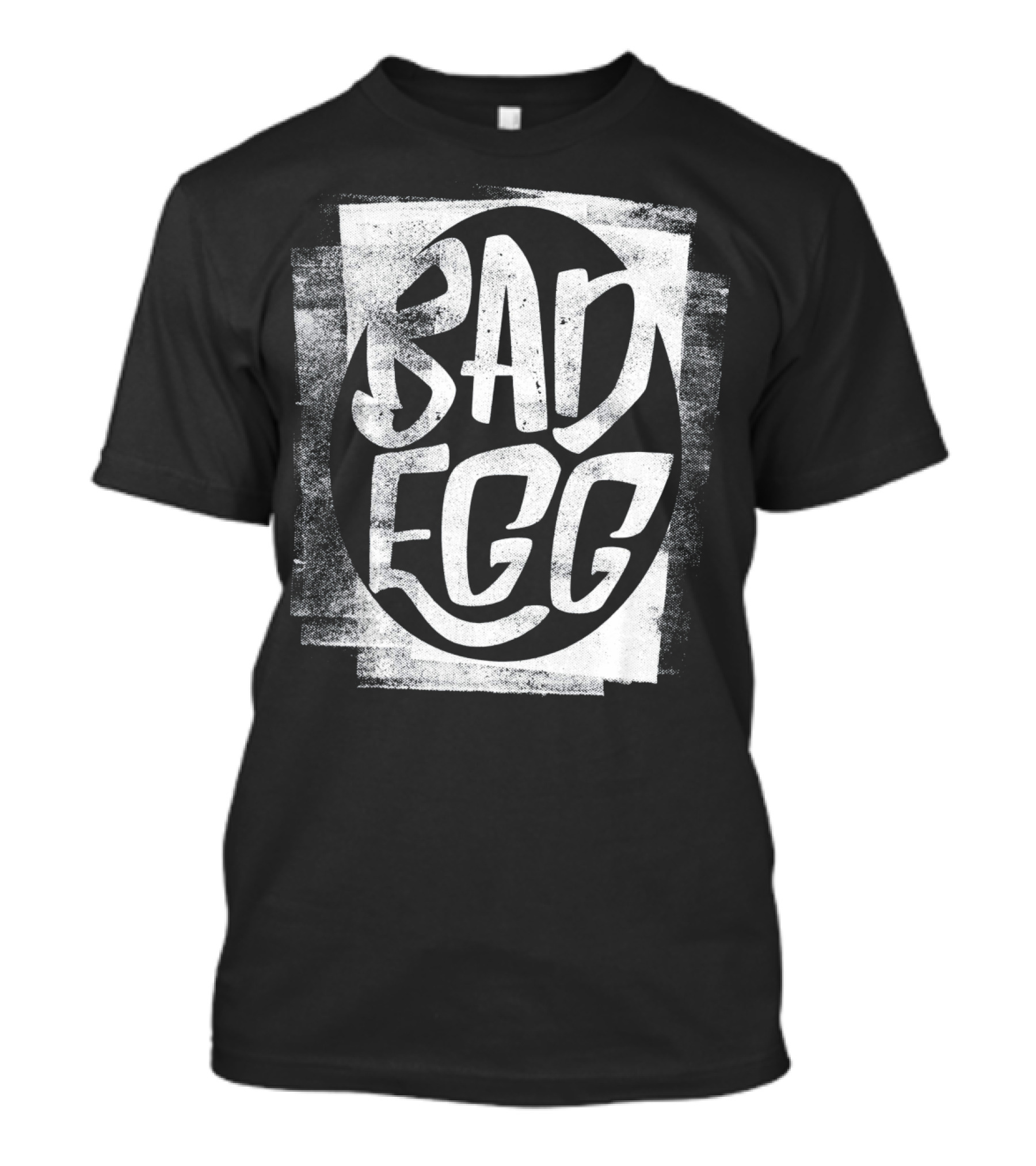 Bad Egg Grunge Typography Easter Humor T-Shirt