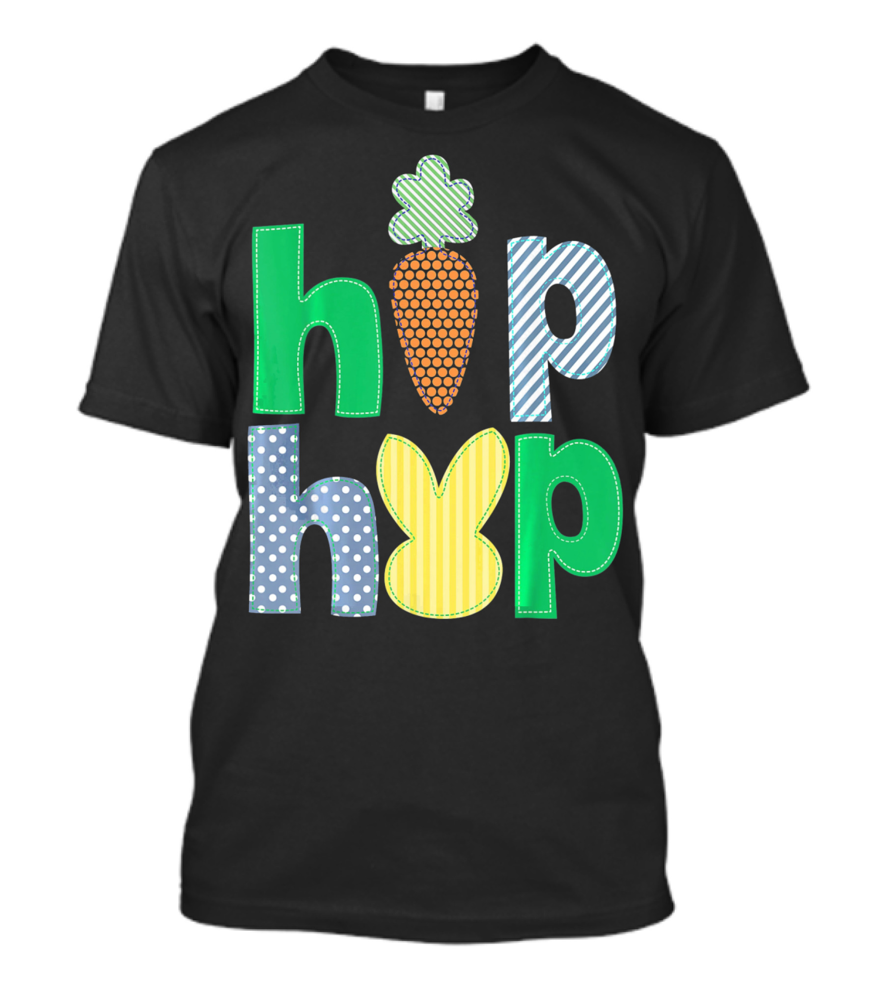 Hip Hop Bunny Carrot Easter T-Shirt