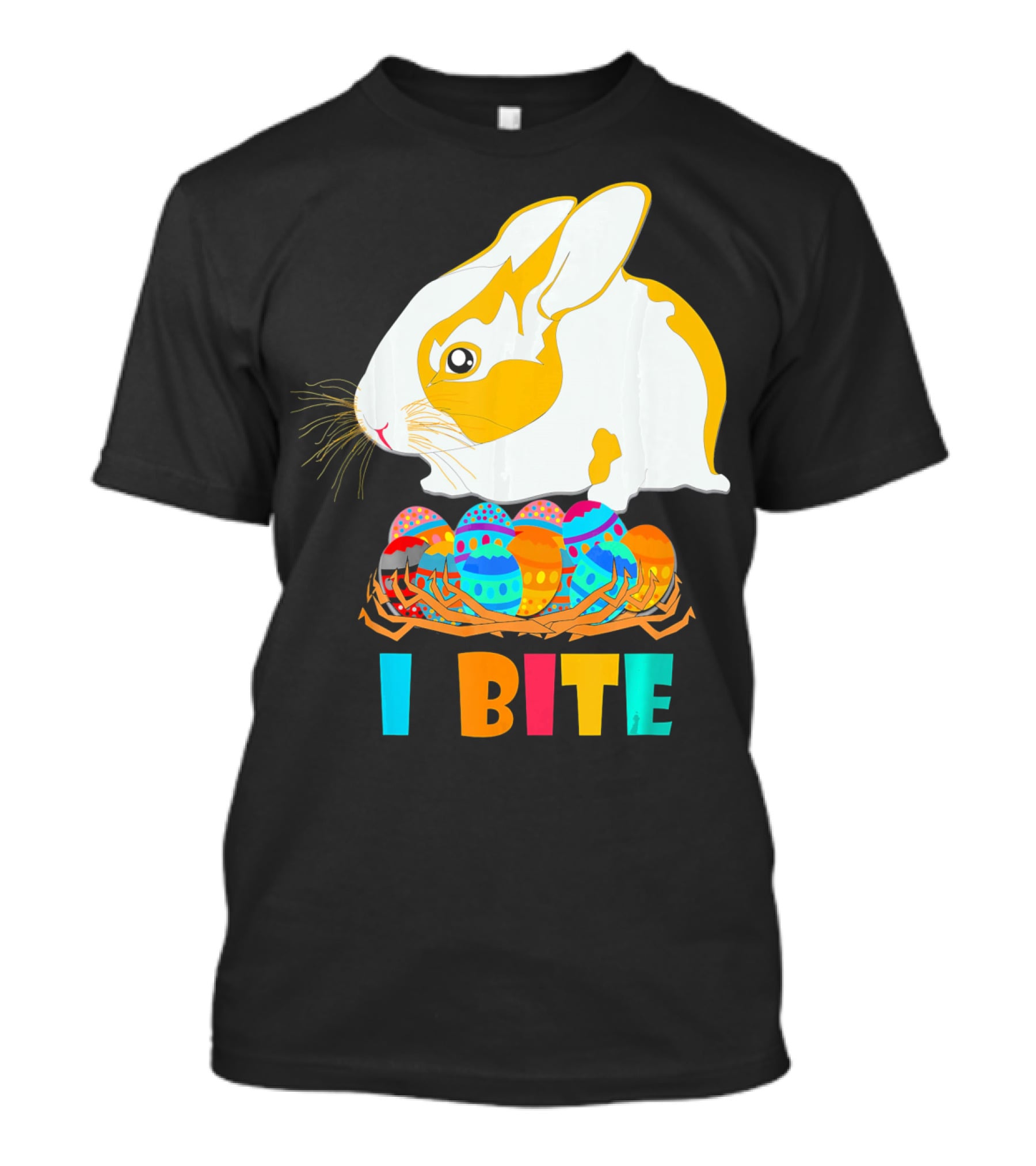 I Bite Cute Easter Bunny Eggs T-Shirt