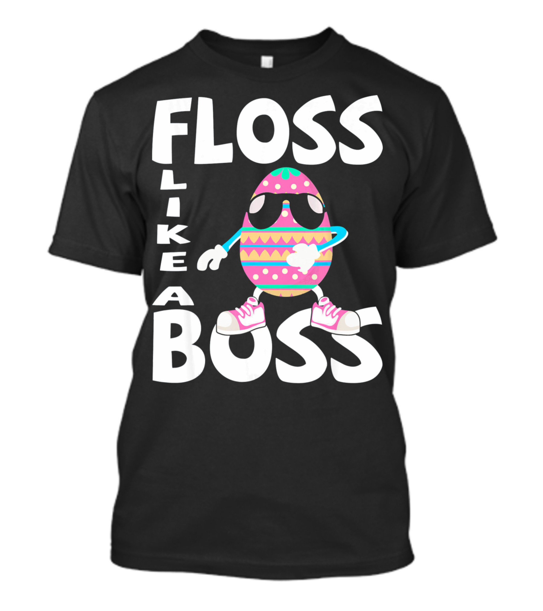 Floss Like A Boss Cute Flossing Easter Egg T-Shirt