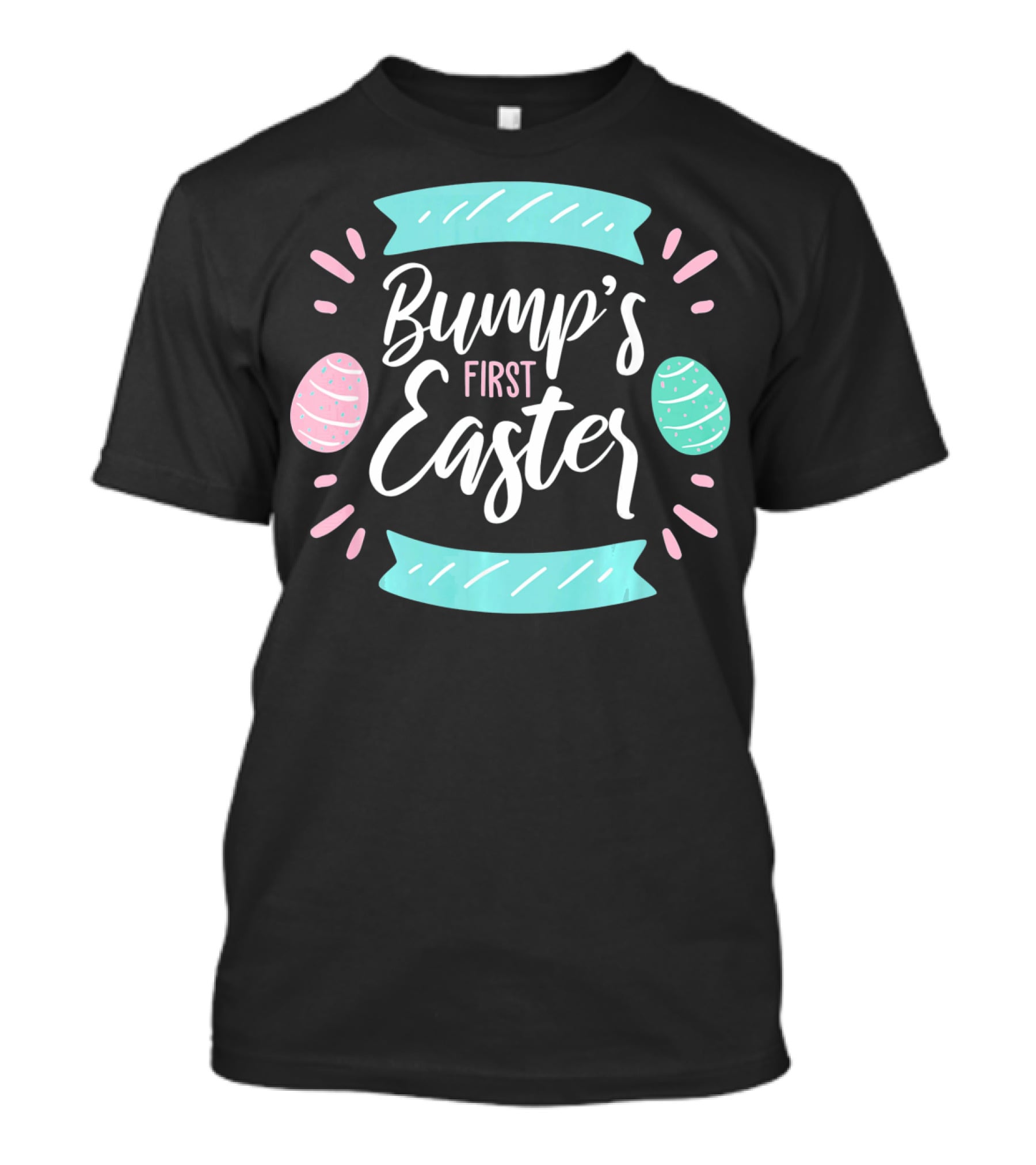Bump's First Easter New Baby Mother Pastel Egg T-Shirt