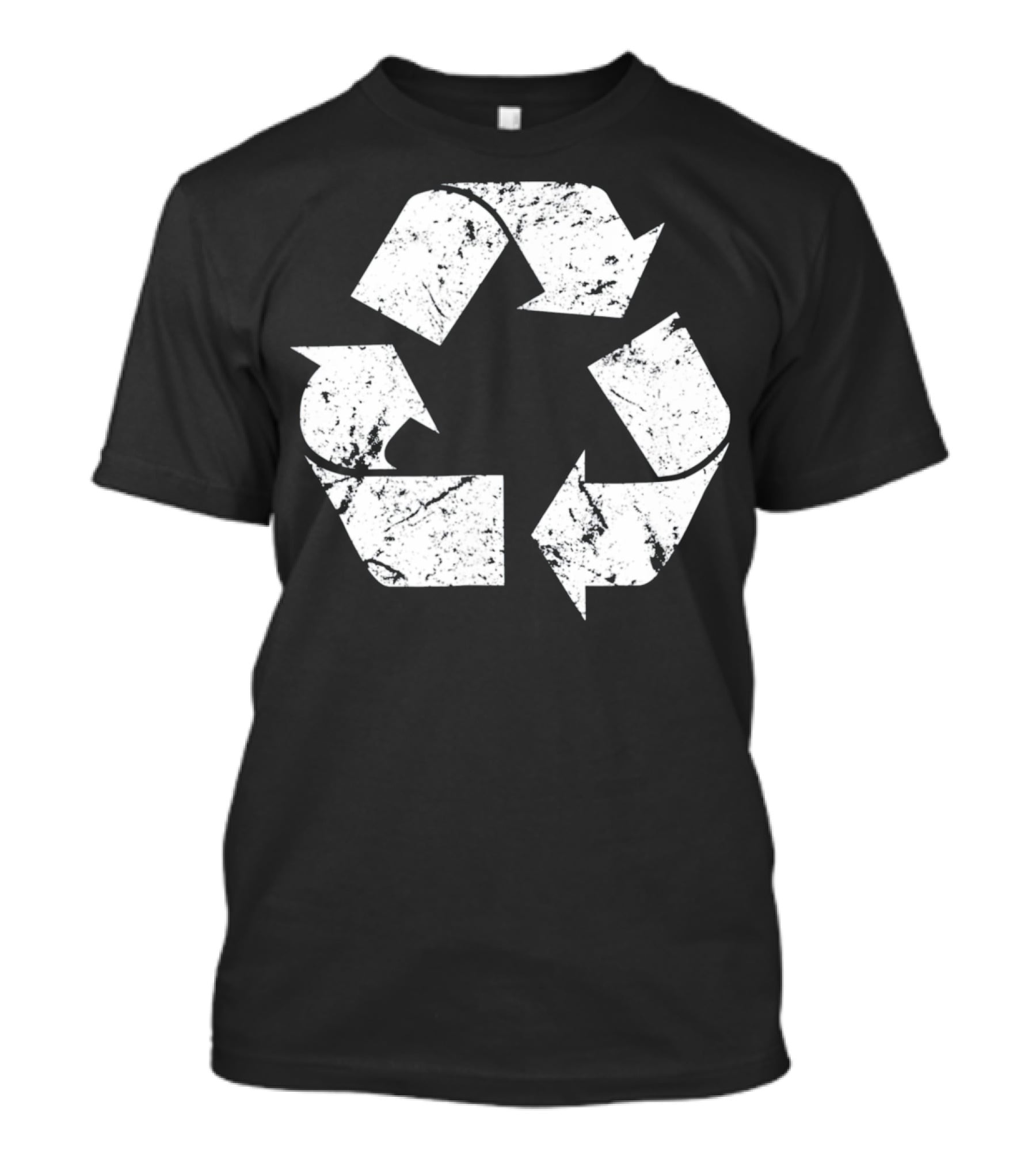 Earth Day Vintage White Recycle T-Shirt