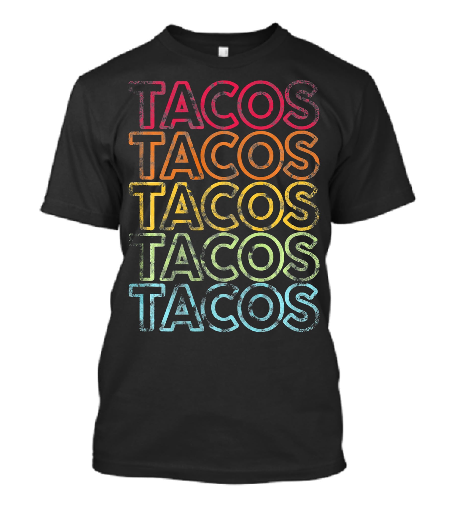 Tacos Vintage Retro Cinco De Mayo T-Shirt