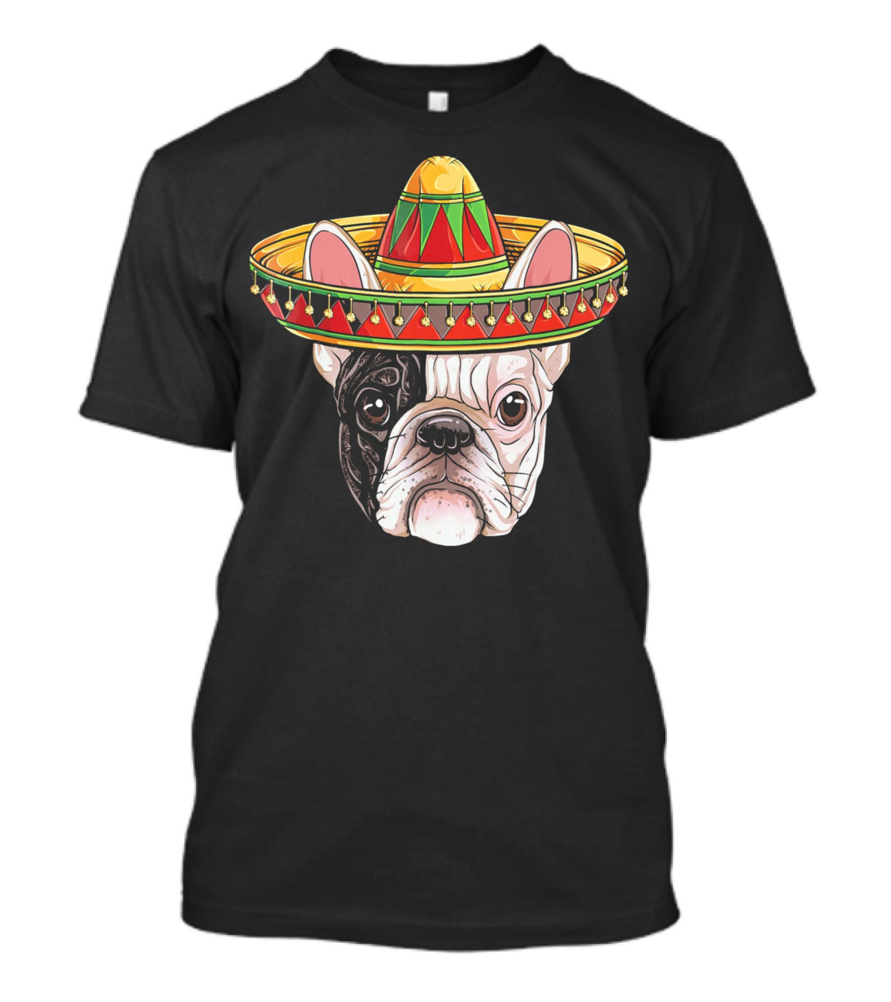 Cinco De Mayo French Bulldog Sombrero T-Shirt