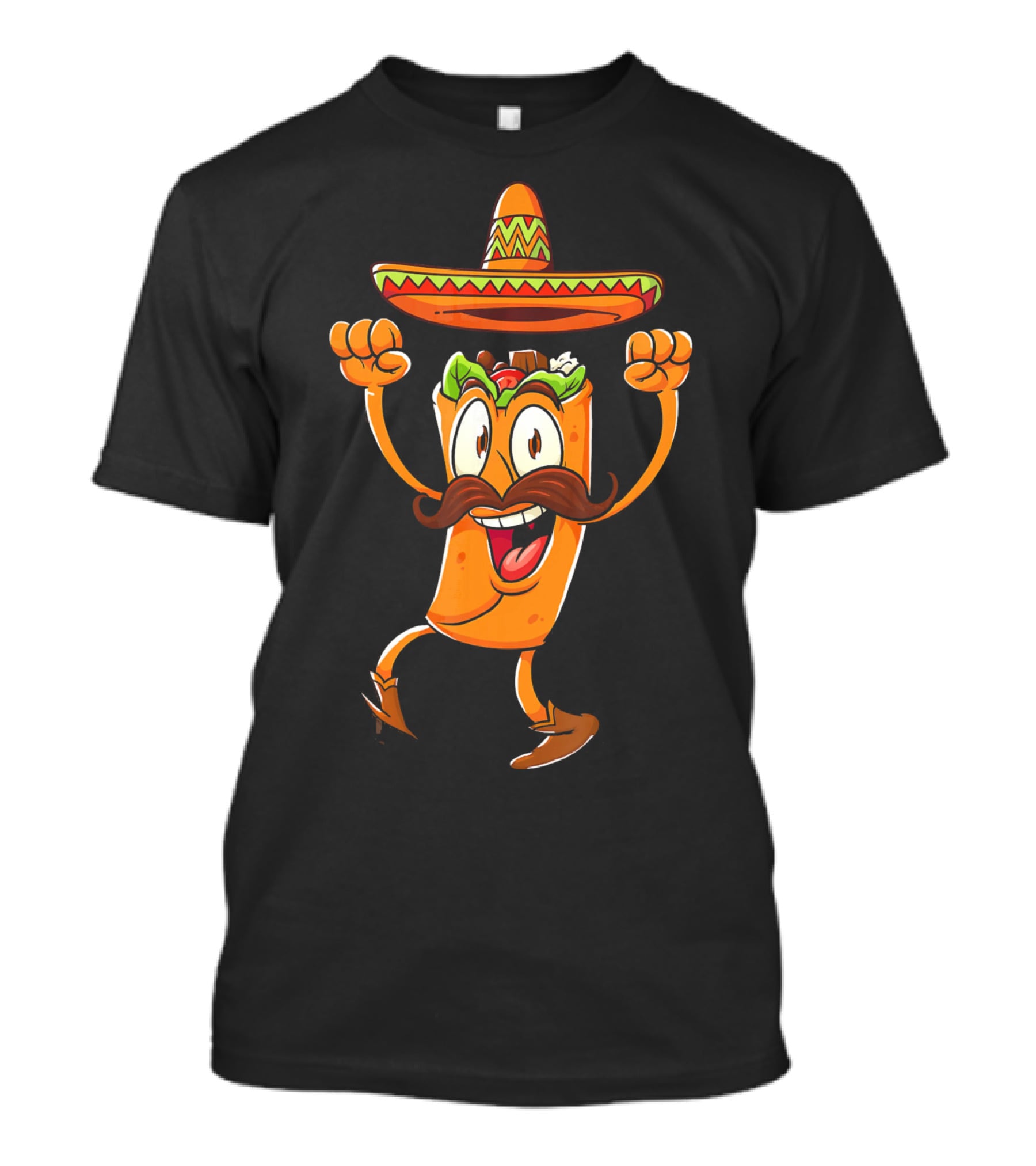 Kids Taco Sombrero Cinco De Mayo Fiesta T-Shirt