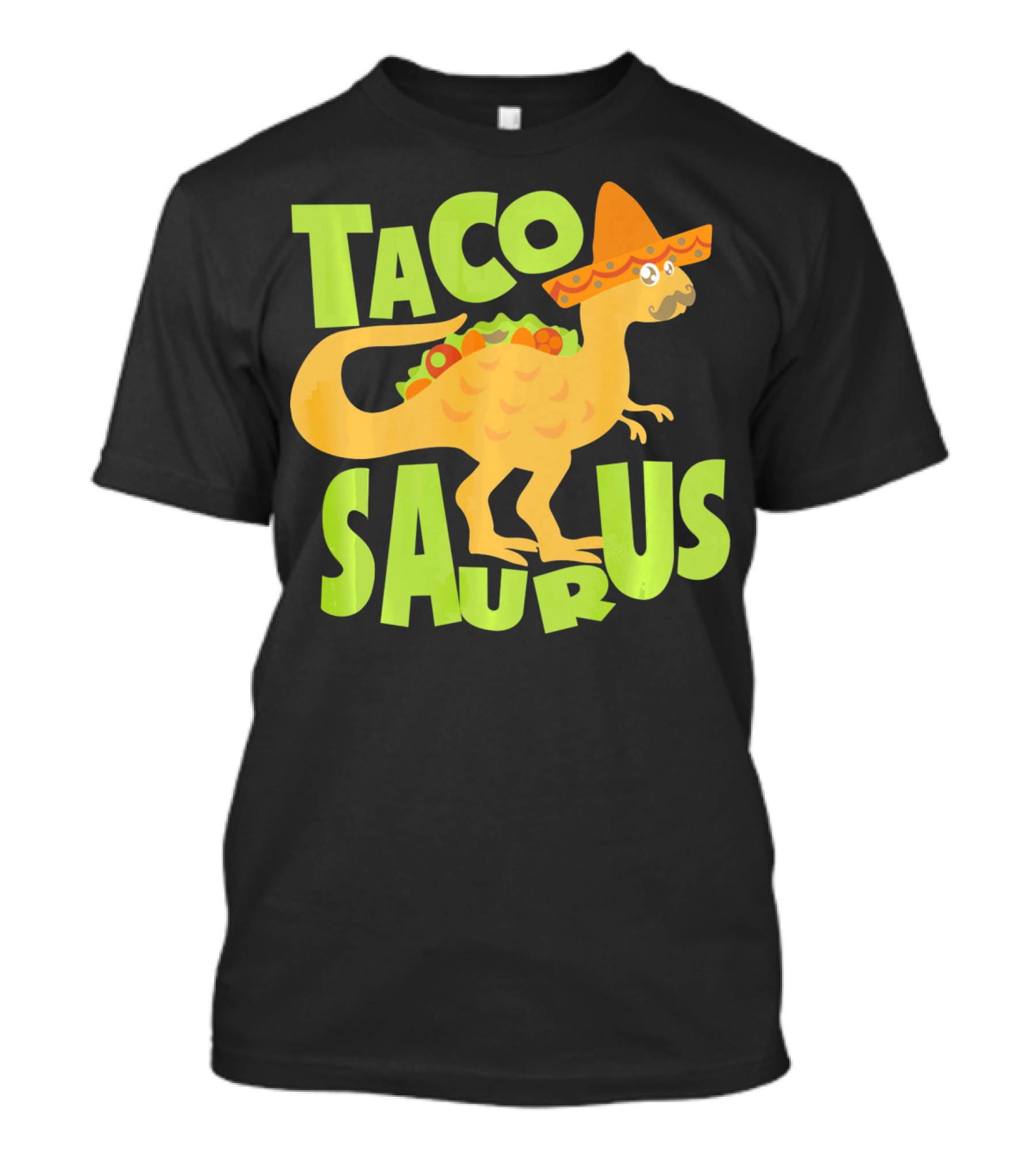 Cinco De Mayo Taco Tacosa Dinosaur Tacosaurus Sombrero T-Shirt