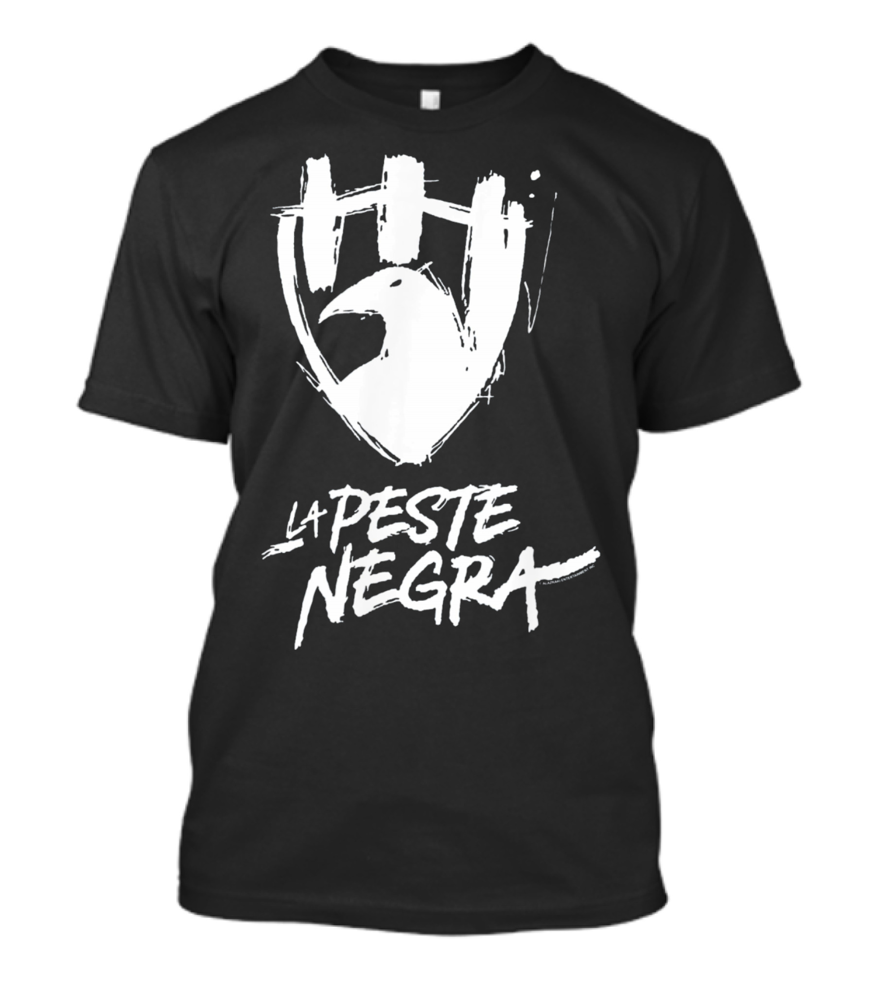 Club De Cuervos La Peste Negra Logo Shield T-Shirt