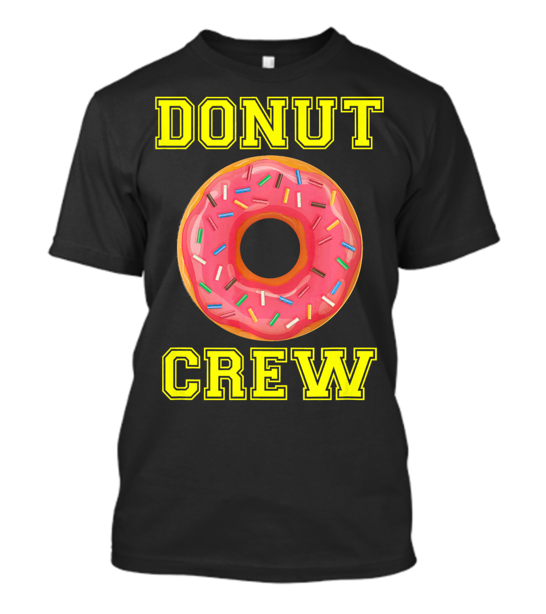 Donut Crew Fun Birthday Party Group T-Shirt