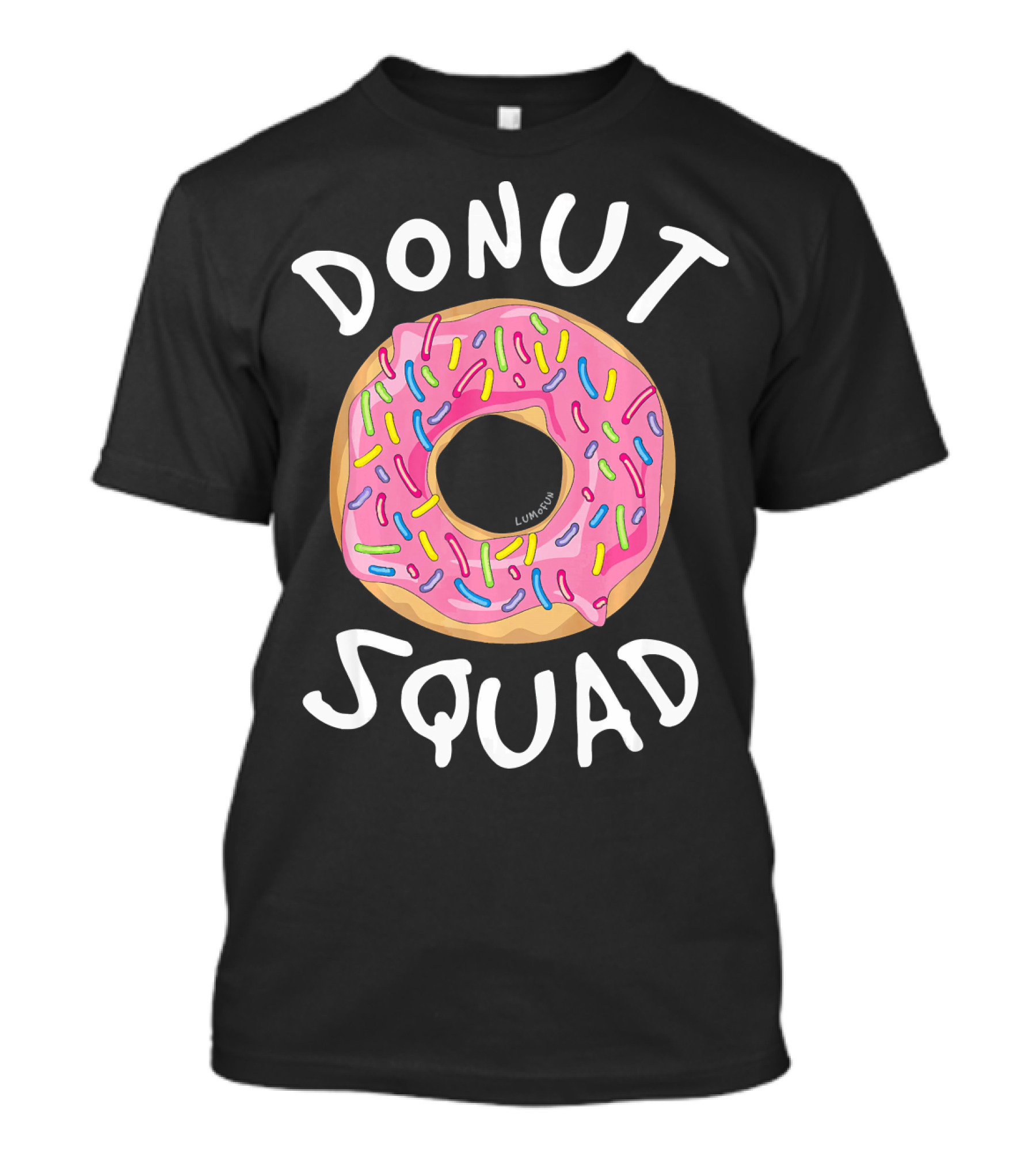 Donut Squad Funny Donut Sprinkles Pink Frosting T-Shirt