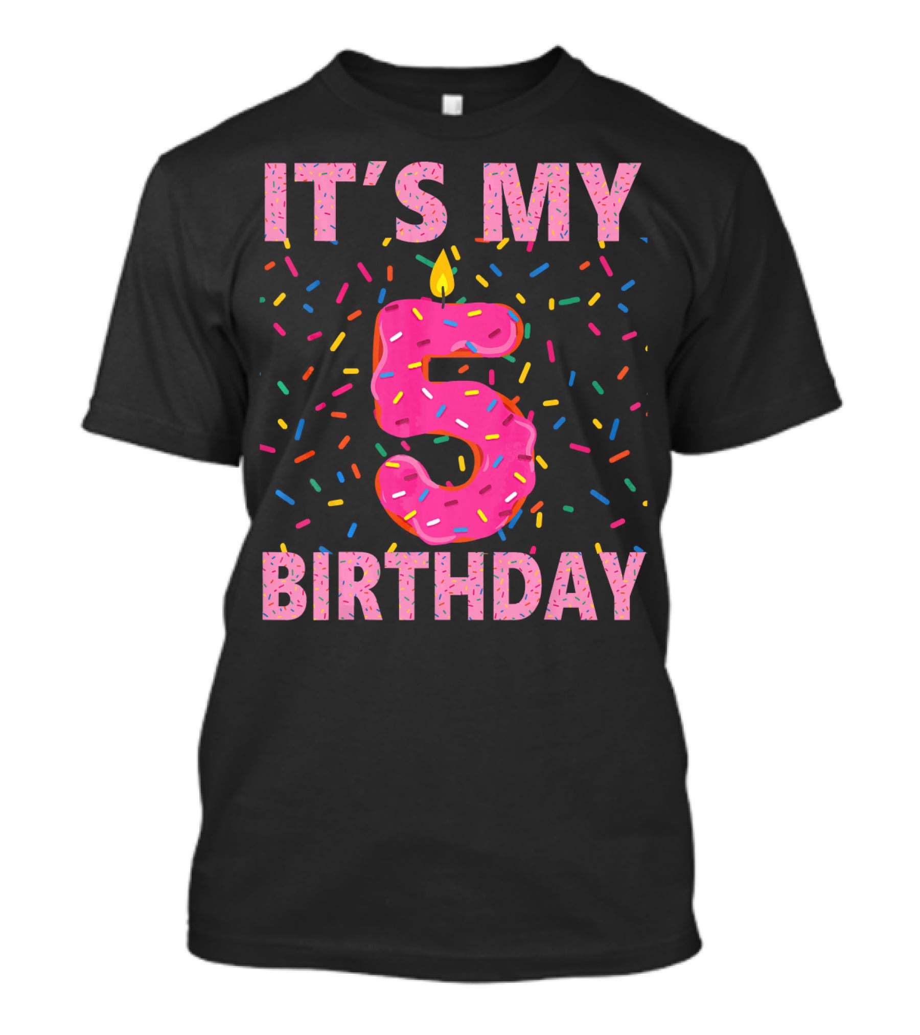 It's My 5 Birthday Sweet Donut T-Shirt