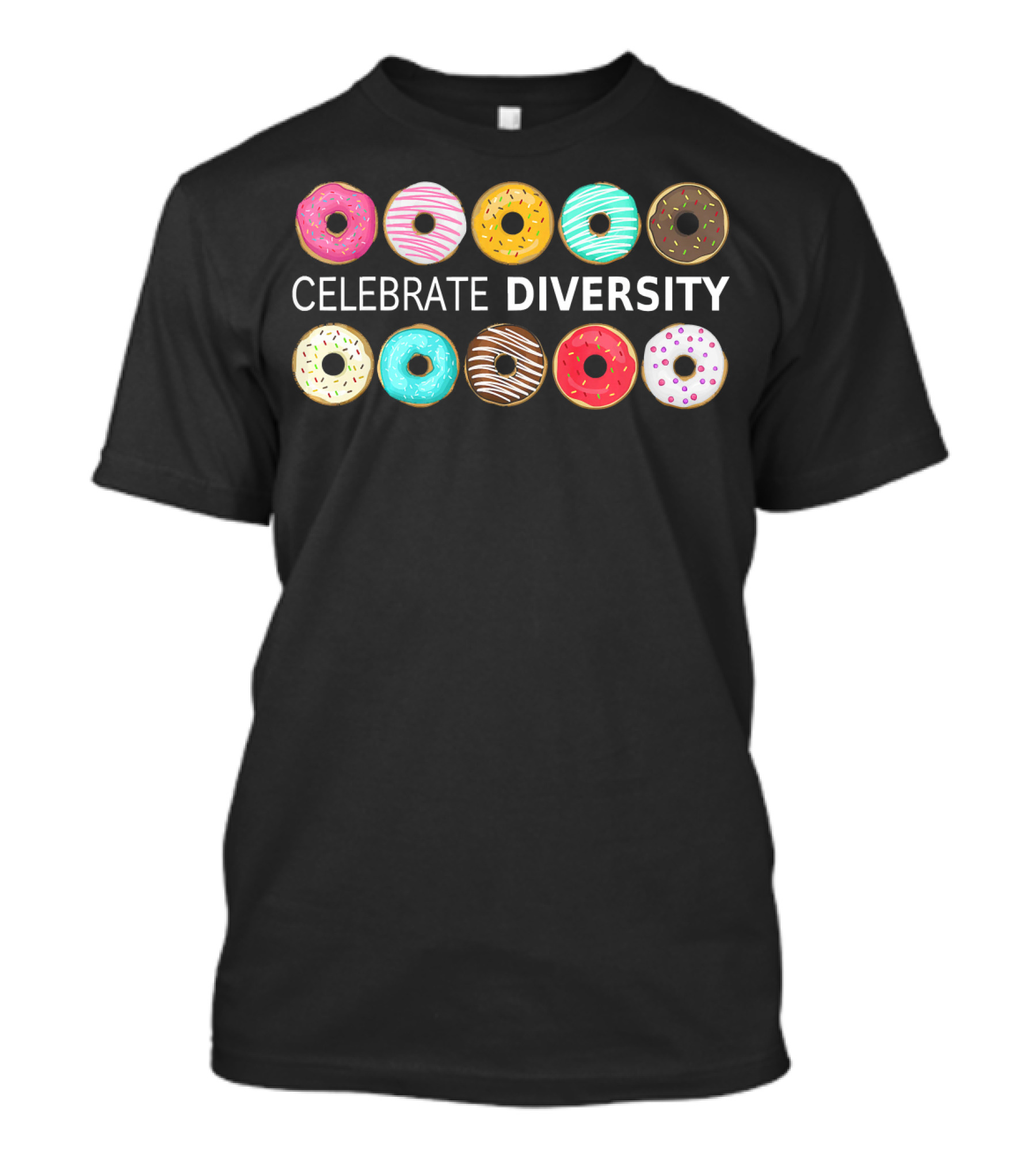 Celebrate Diversity With Colorful Donut Sprinkles T-Shirt
