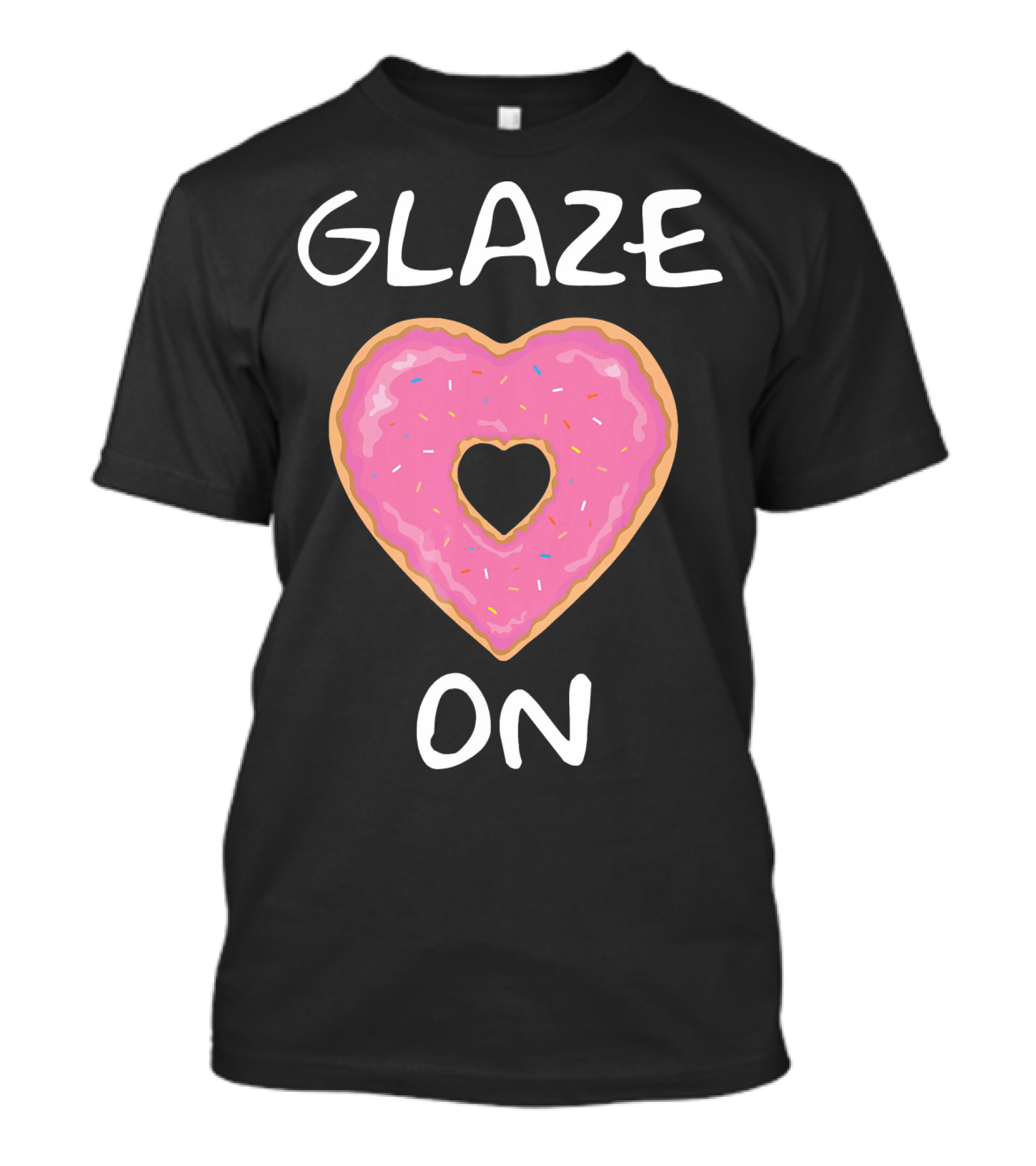 Bakers Dozen Glaze On Donut Heart T-Shirt