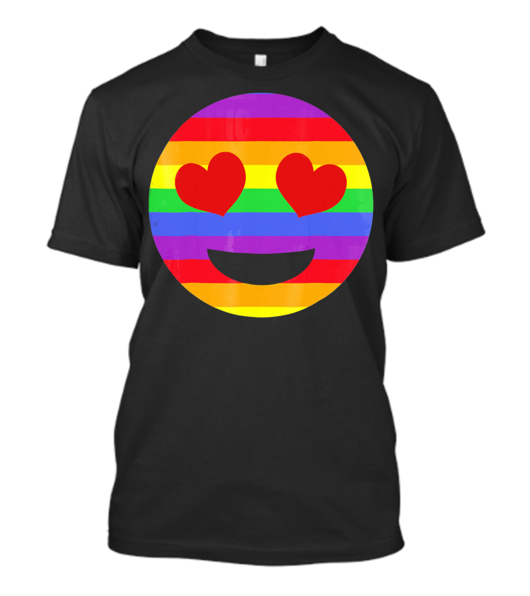 Im Falling In Love Rainbow Heart Eyes Emoji T-Shirt