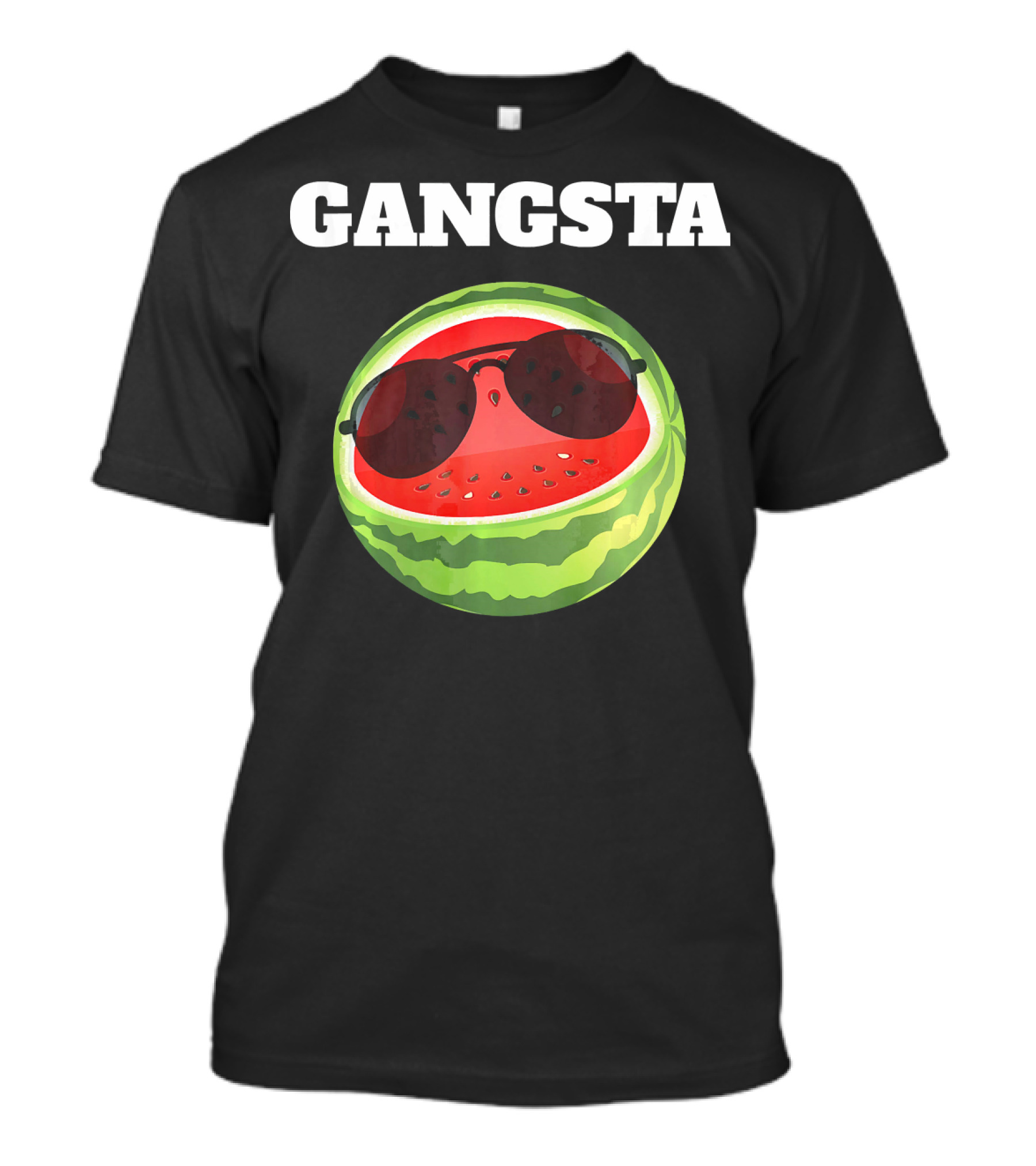 Gangsta Watermelon Sunglasses T-Shirt
