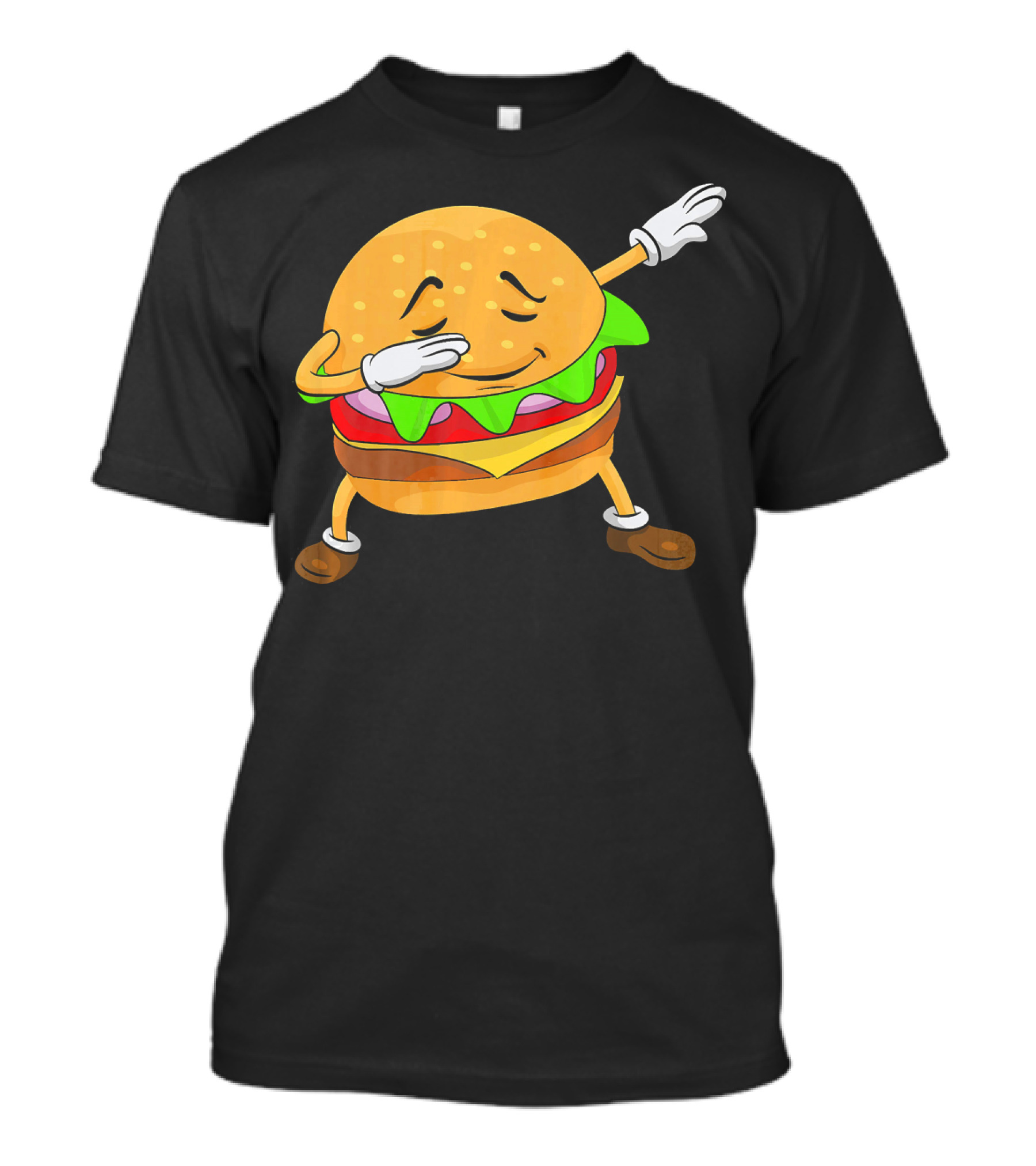 Burger Dabbing Dance Cheese Lettuce Tomato T-Shirt