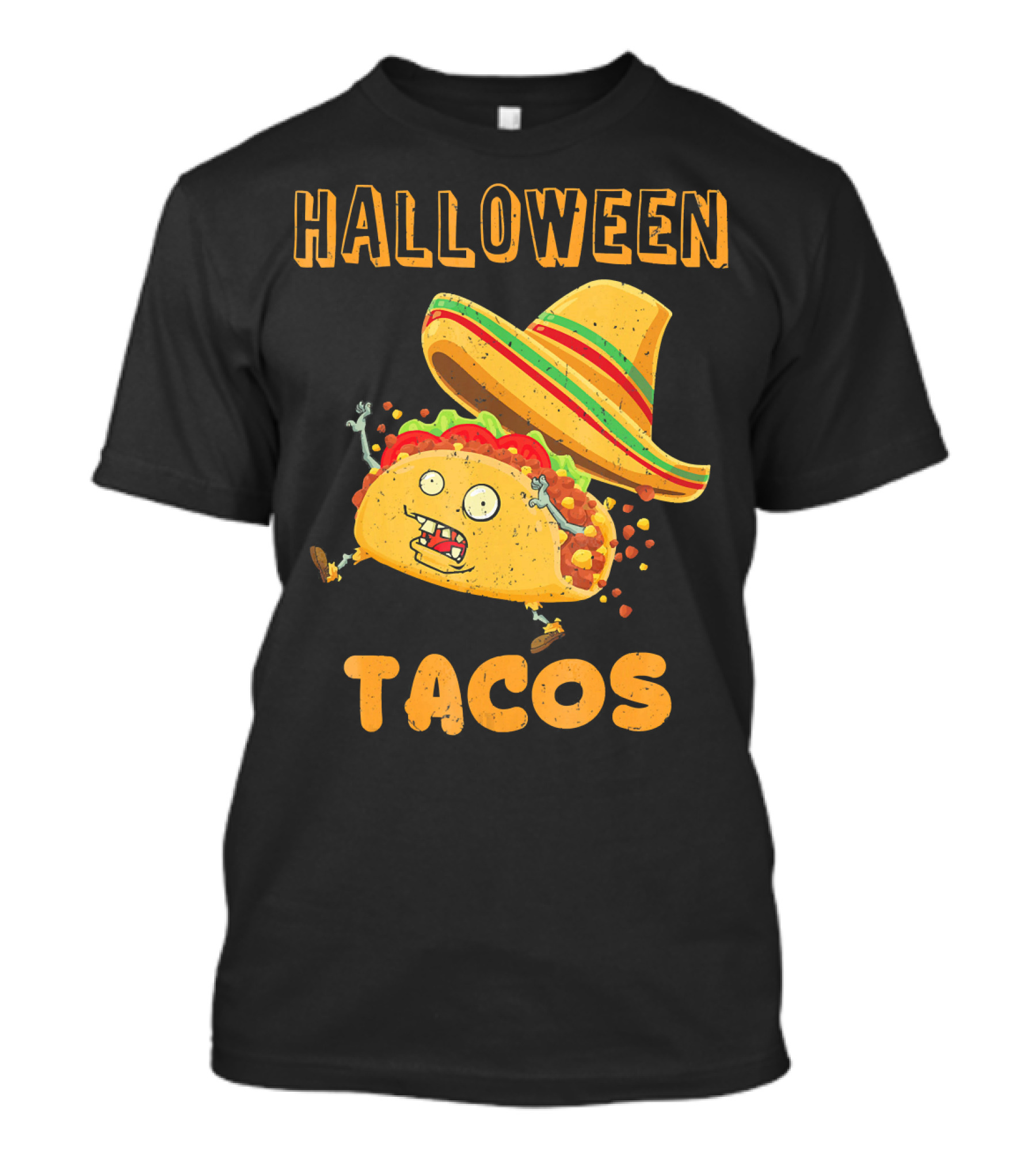 Halloween Tacos Zombie Costume T-Shirt