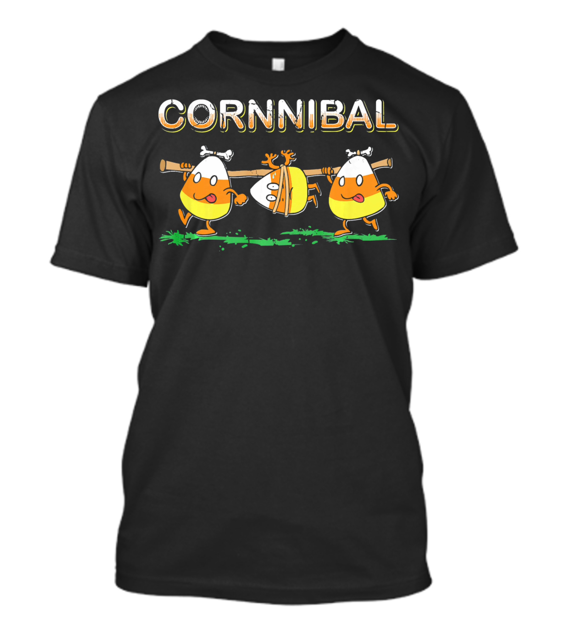 Cornnibal Cannibal Candy Corn Fun T-Shirt
