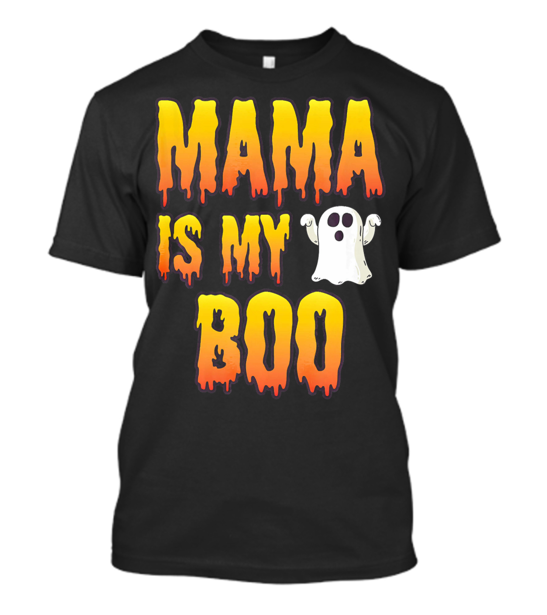 Mama Is My Boo Halloween Ghost Spirit T-Shirt