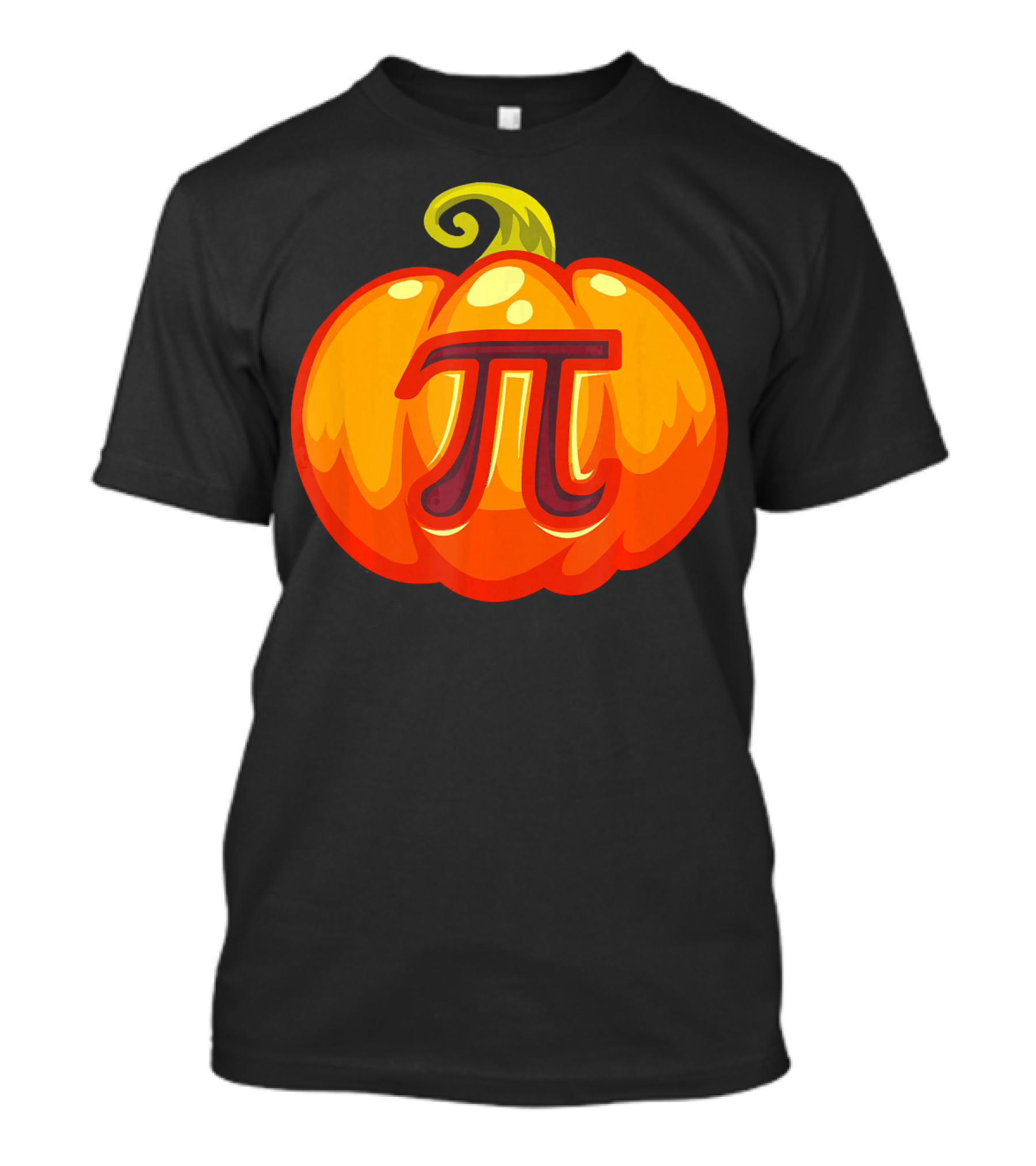 Math Teacher Pi Symbol Pumpkin Halloween Costume T-Shirt