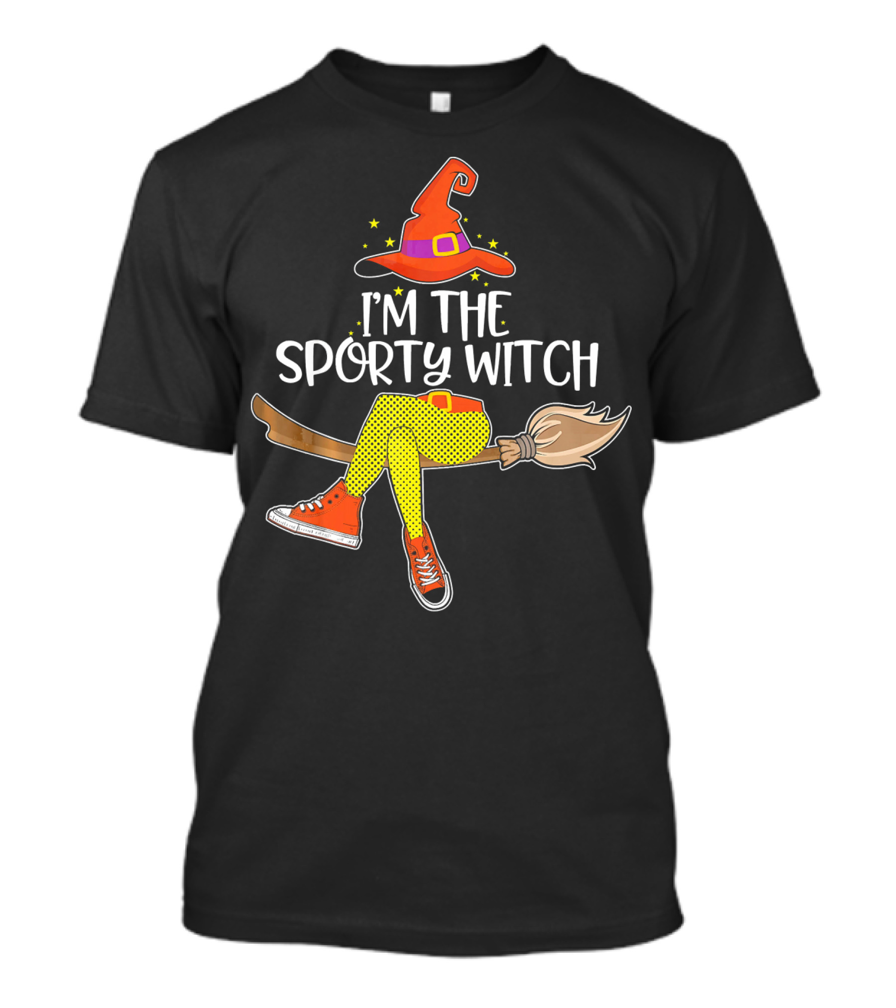I'm The Sporty Witch Halloween Match T-Shirt
