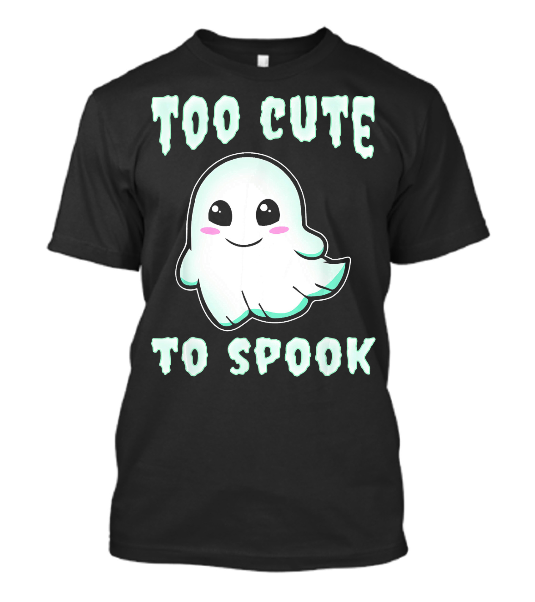 Too Cute To Spook Ghost Charm T-Shirt