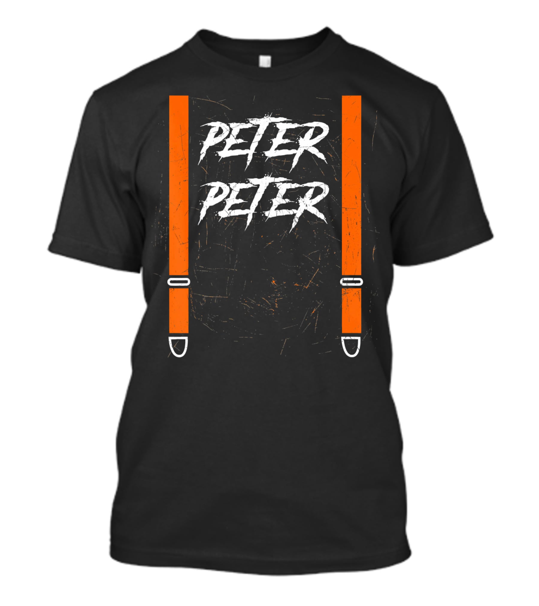 Peter Peter Pumpkin Eater Suspender Hall Halloween T-Shirt