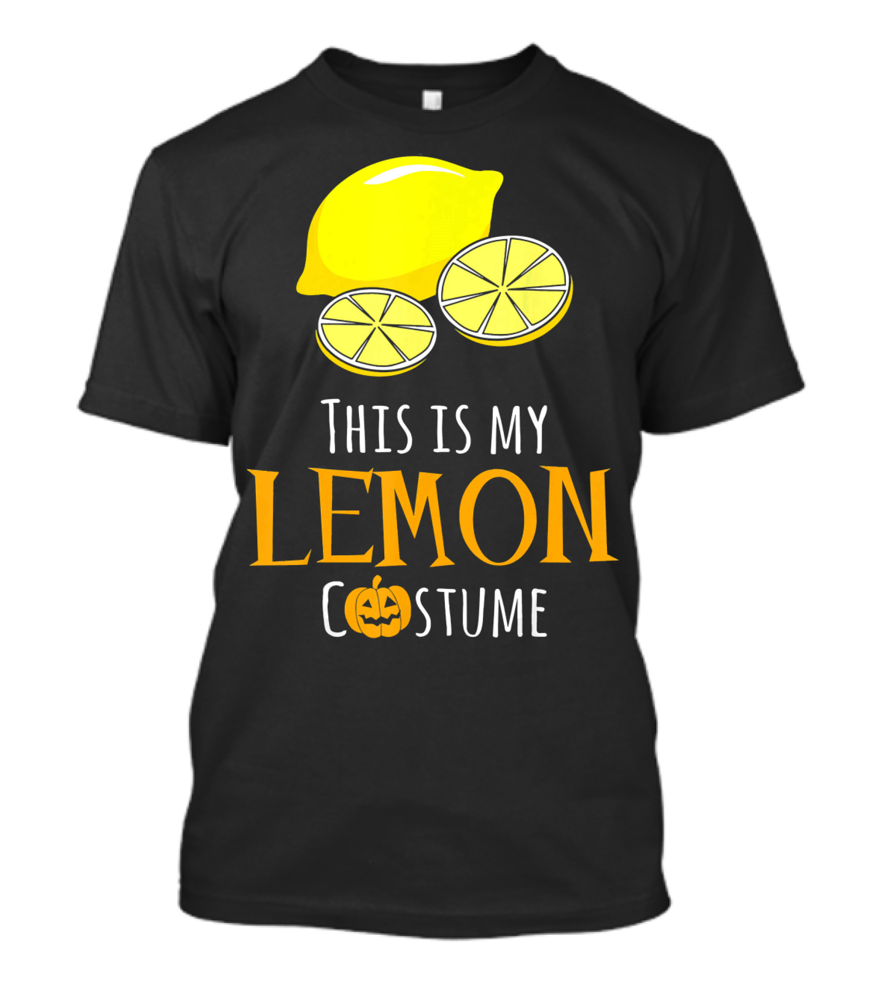 This Is My Lemon Costume With Halloween Pumpkin Family T-Shirt