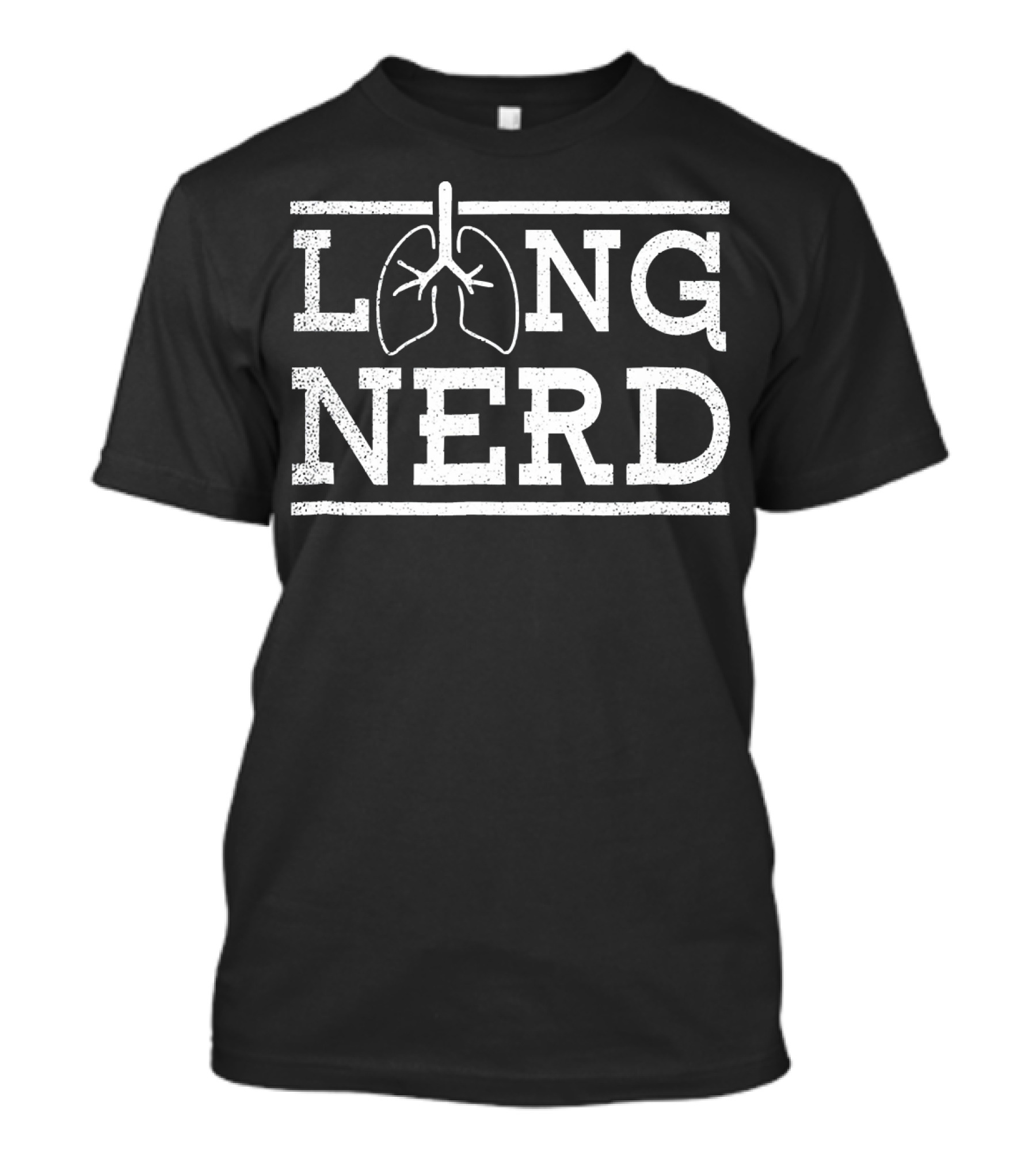 Lung Nerd Respiratory Therapist Science Humor T-Shirt