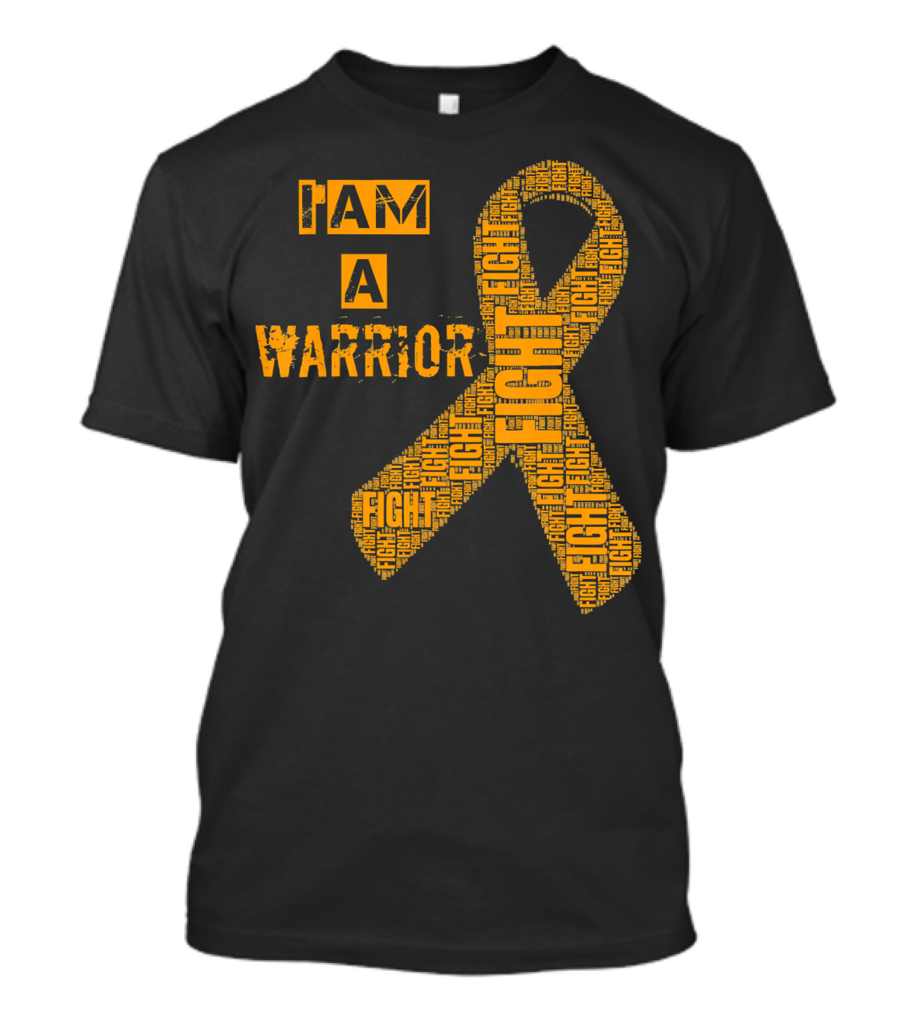 I Am A Warrior Fight Leukemia Cancer Awareness T-Shirt