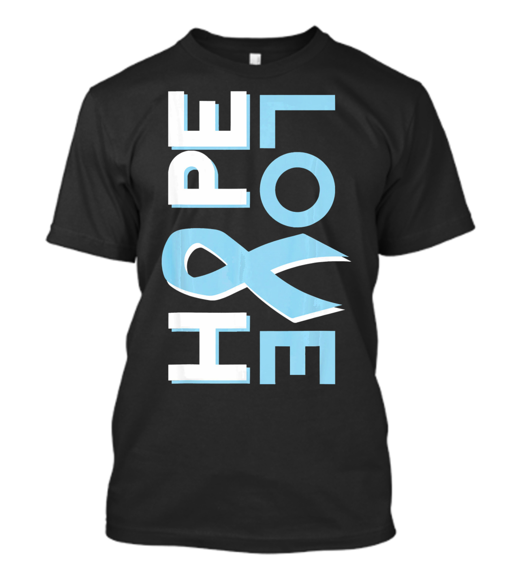 Hope Love Prostate Cancer Awareness Fight Cancer T-Shirt