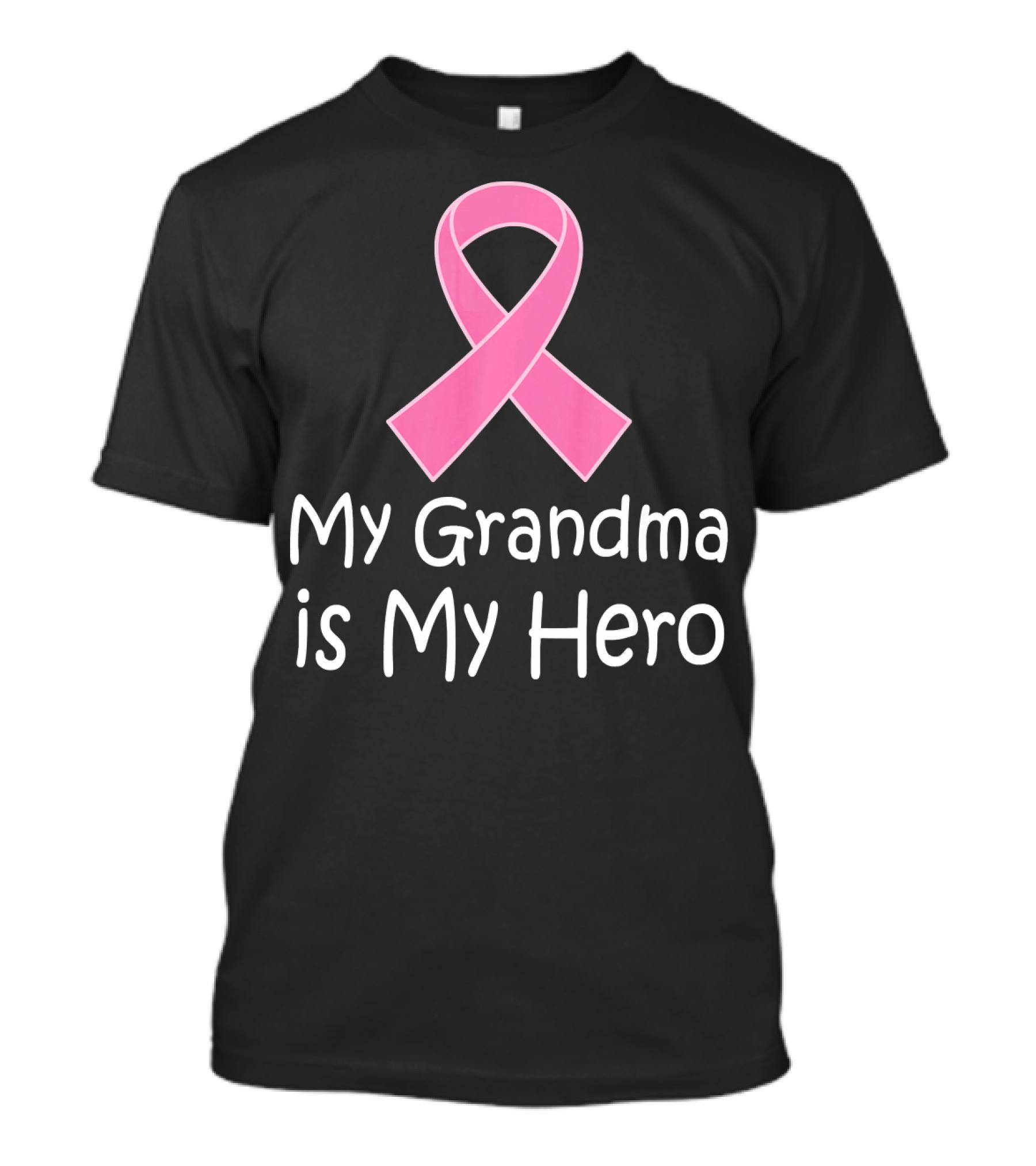 My Grandma Is My Hero Breast Cancer Awareness T-Shirt