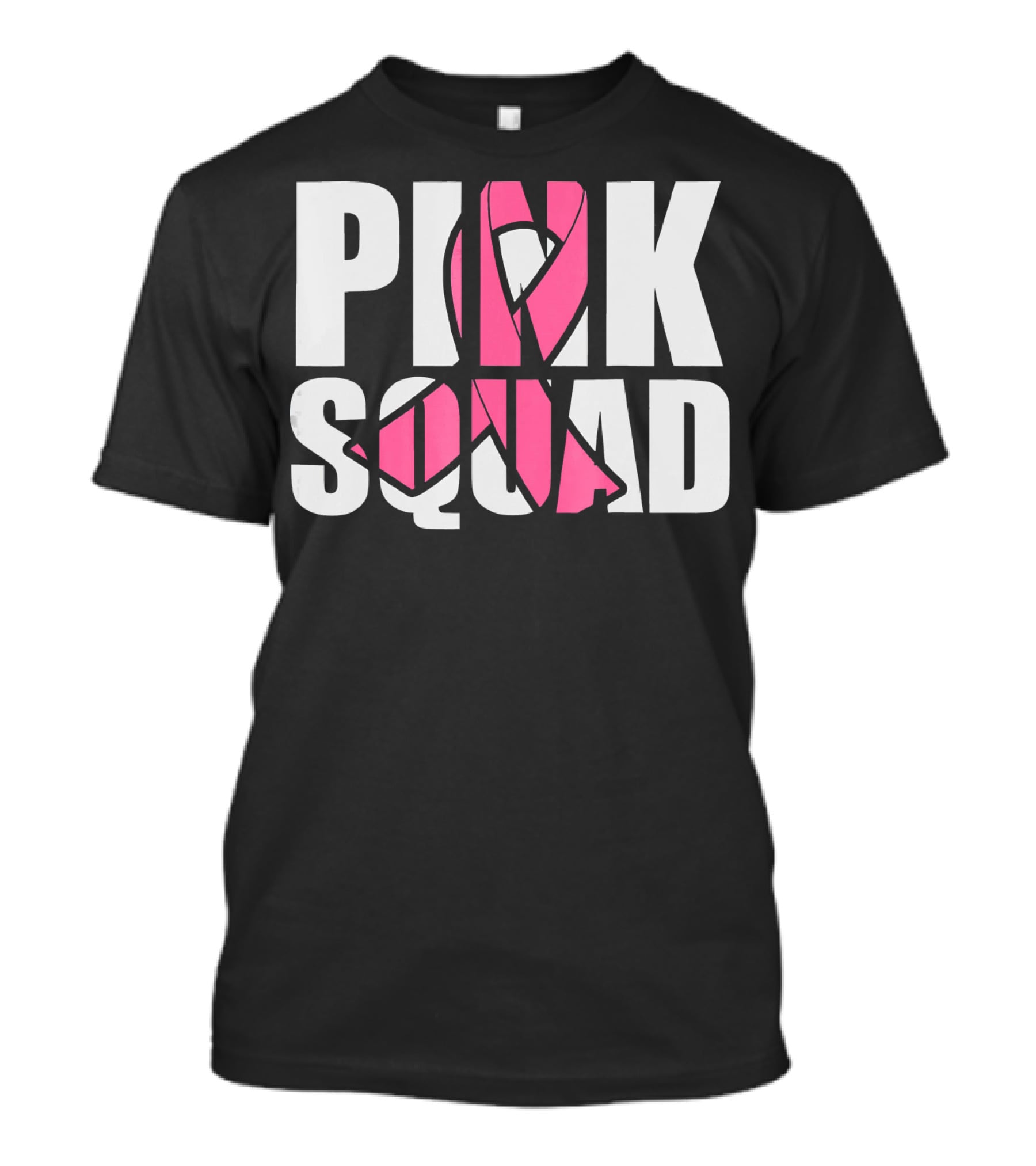 PINK SQUAD Breast Cancer Awareness T-Shirt