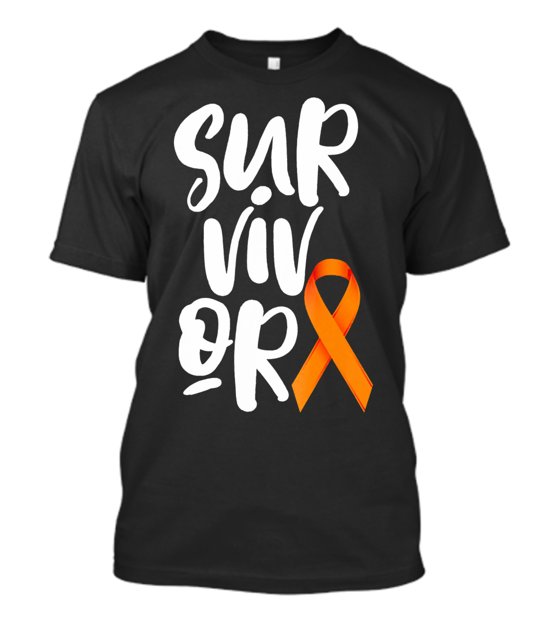 Leukemia Cancer Survivor Orange T-Shirt