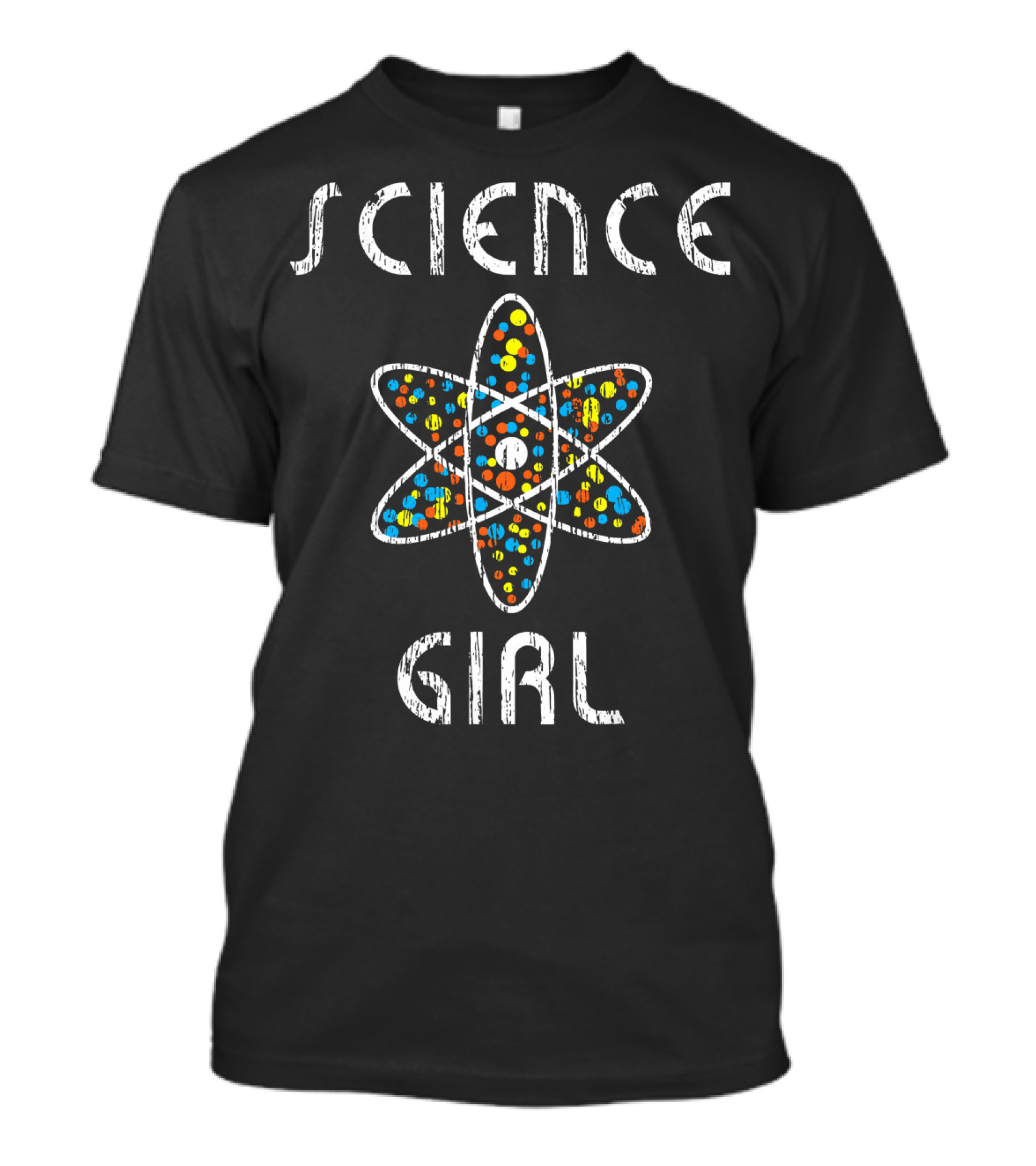 Science Girl Atom Physics Chemists T-Shirt