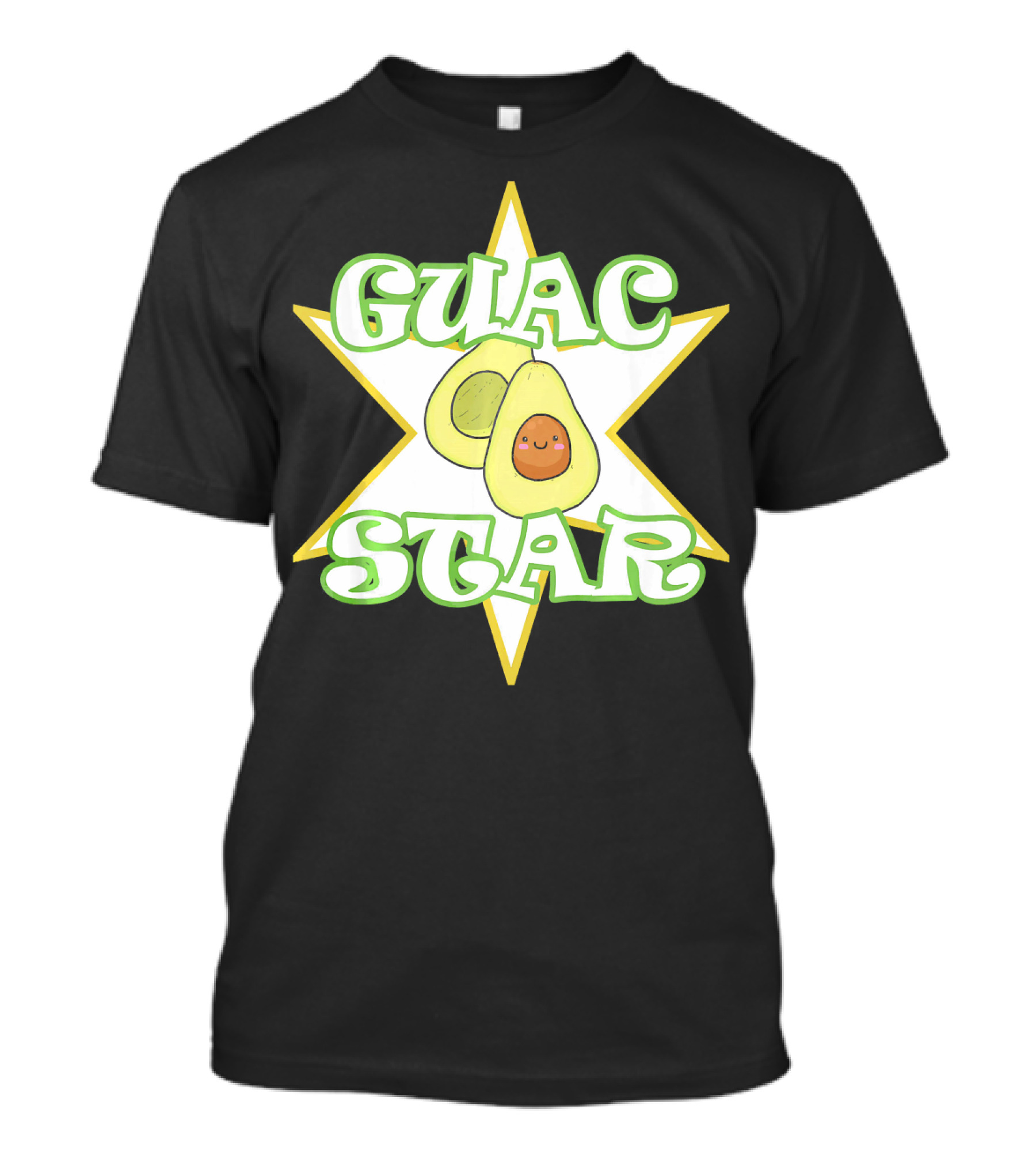 Guac Star Avocado Guacamole Men T-Shirt