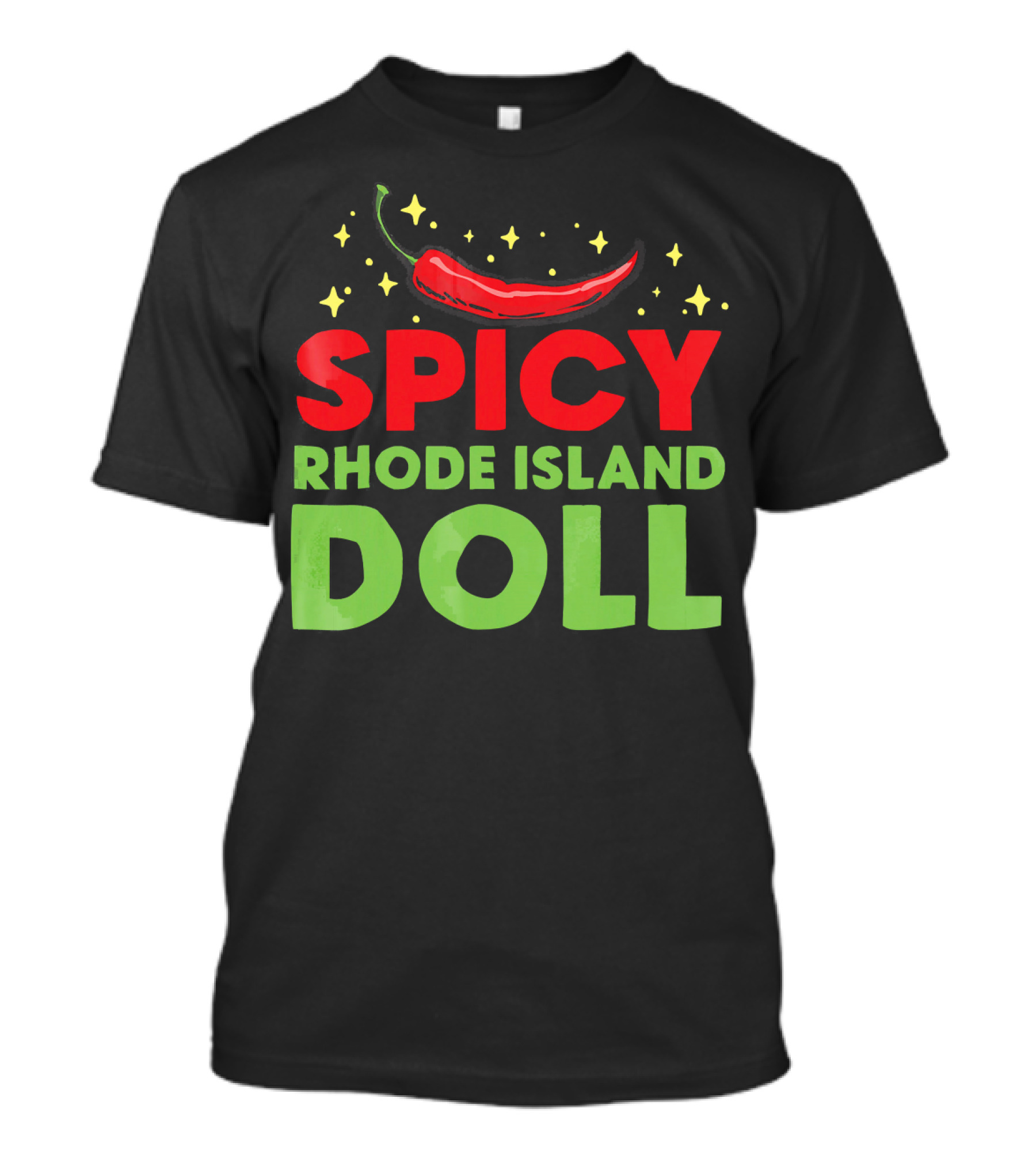 Spicy Rhode Island Doll Chili Pepper T-Shirt