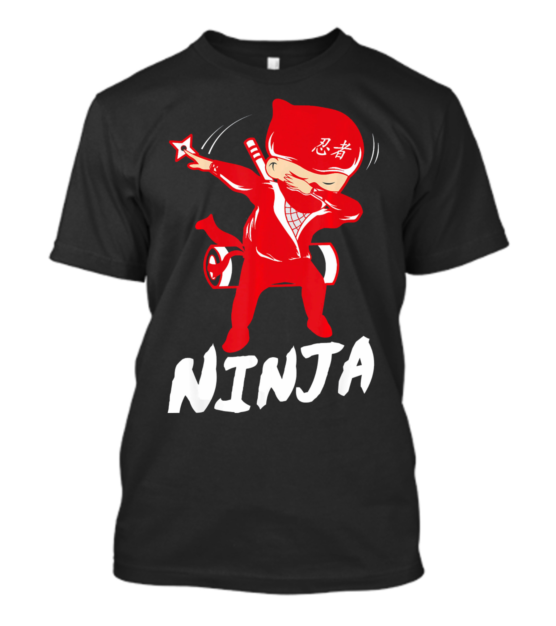 Ninja Dabbing Funny Martial Arts Star T-Shirt