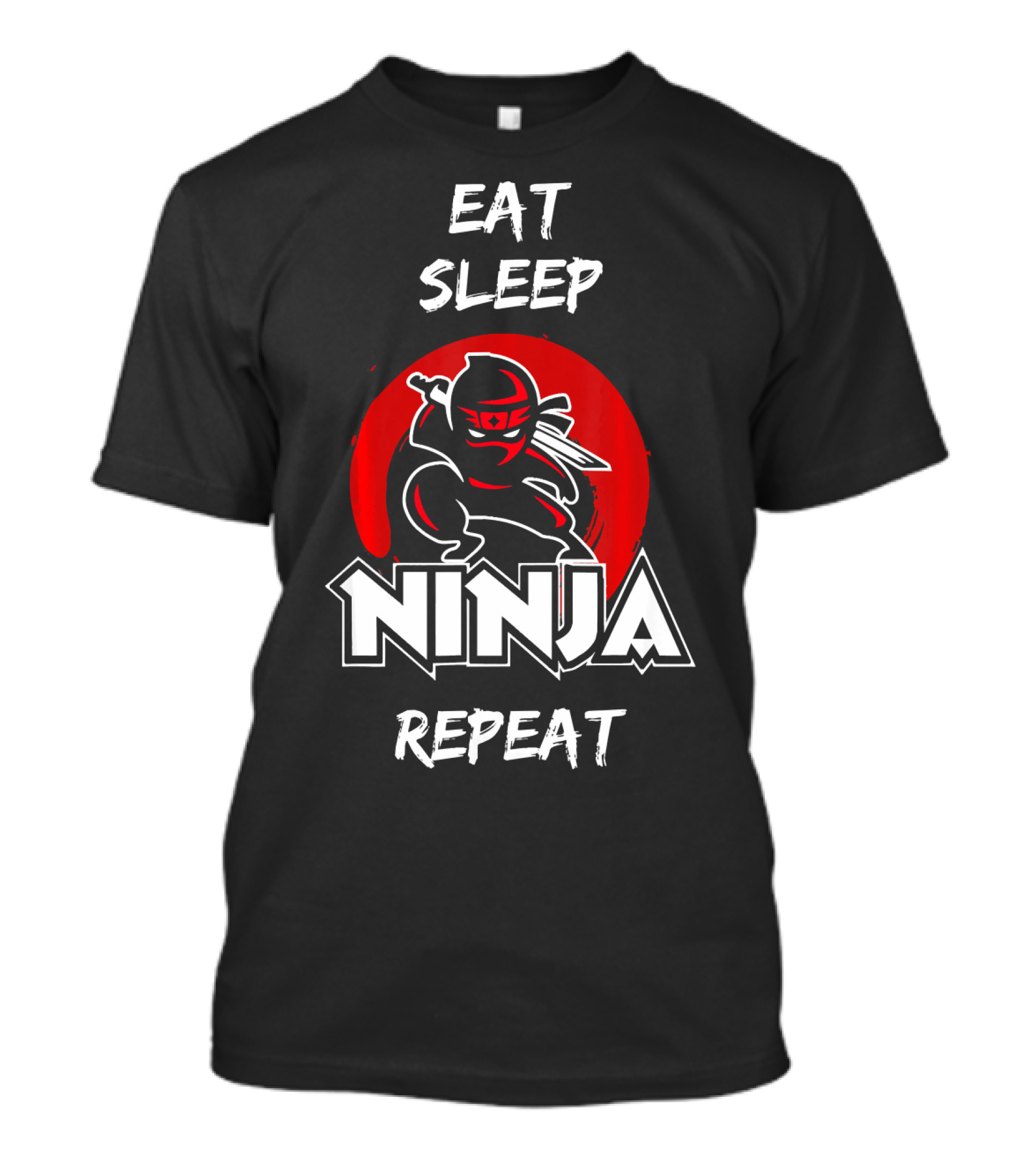 Eat Sleep Ninja Repeat Birthday Boys T-Shirt