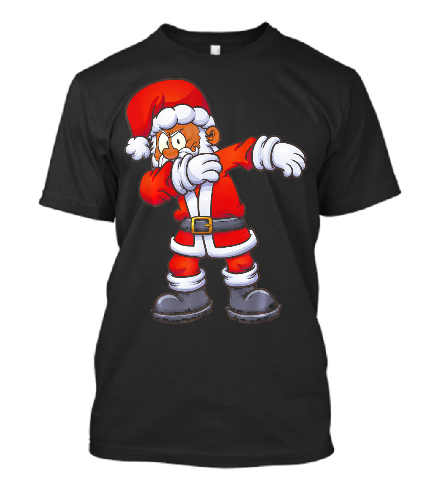 Dabbing Santa Claus In Traditional Red Suit T-Shirt