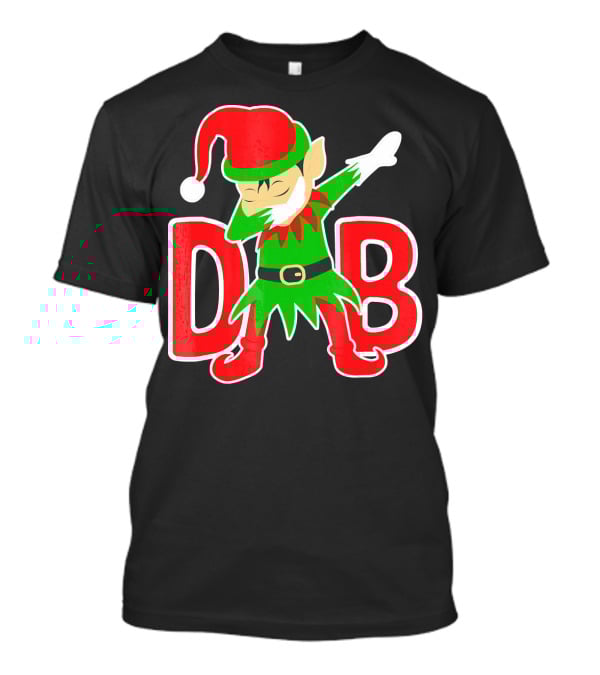 Dabbing Christmas Elf Cute Christmas Holidays T-Shirt