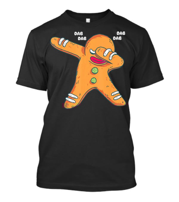 Dab Dab Gingerbread Cookie Christmas Dance T-Shirt