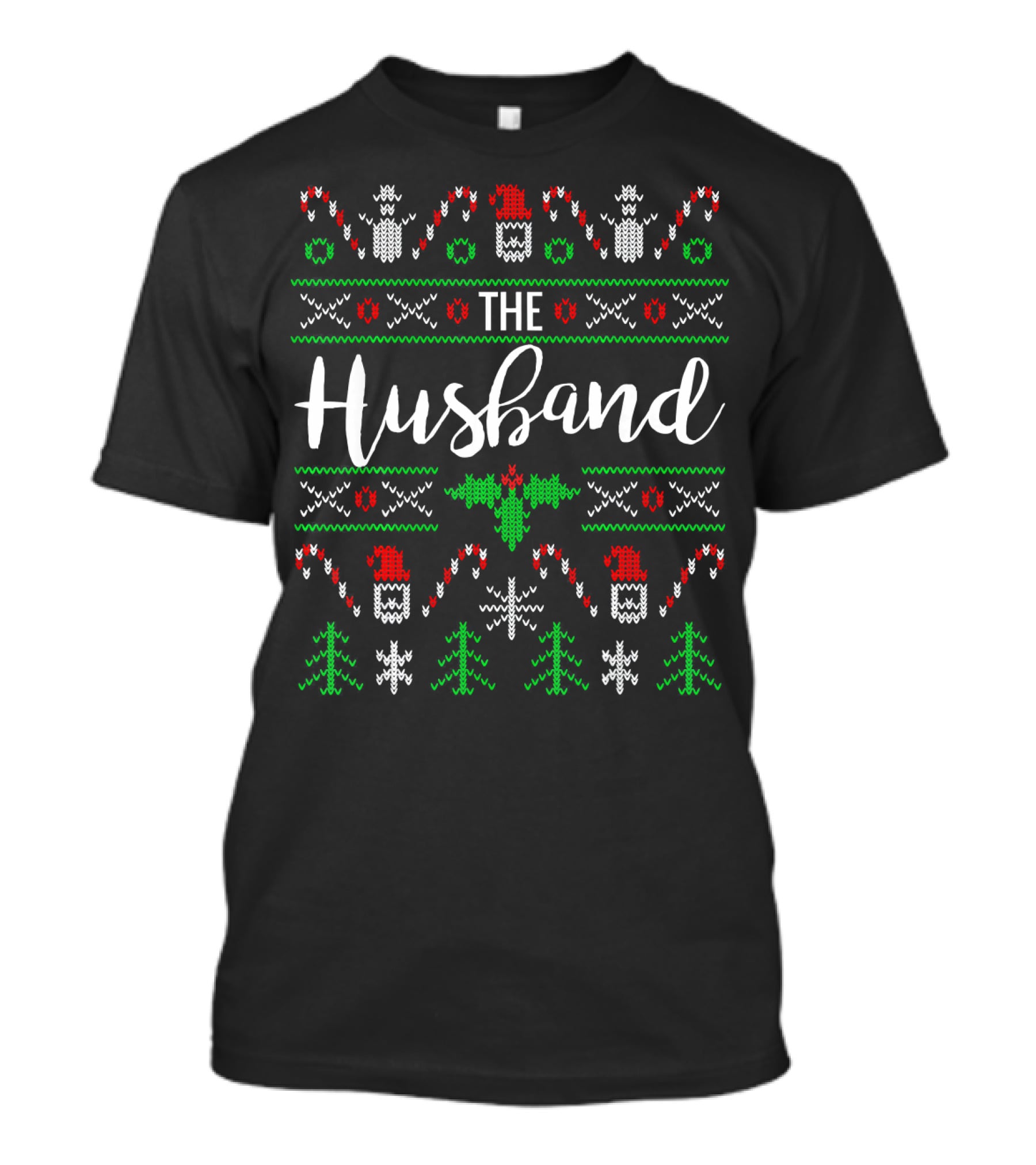 The Husband Married Couples Matching Ugly Christmas T-Shirt