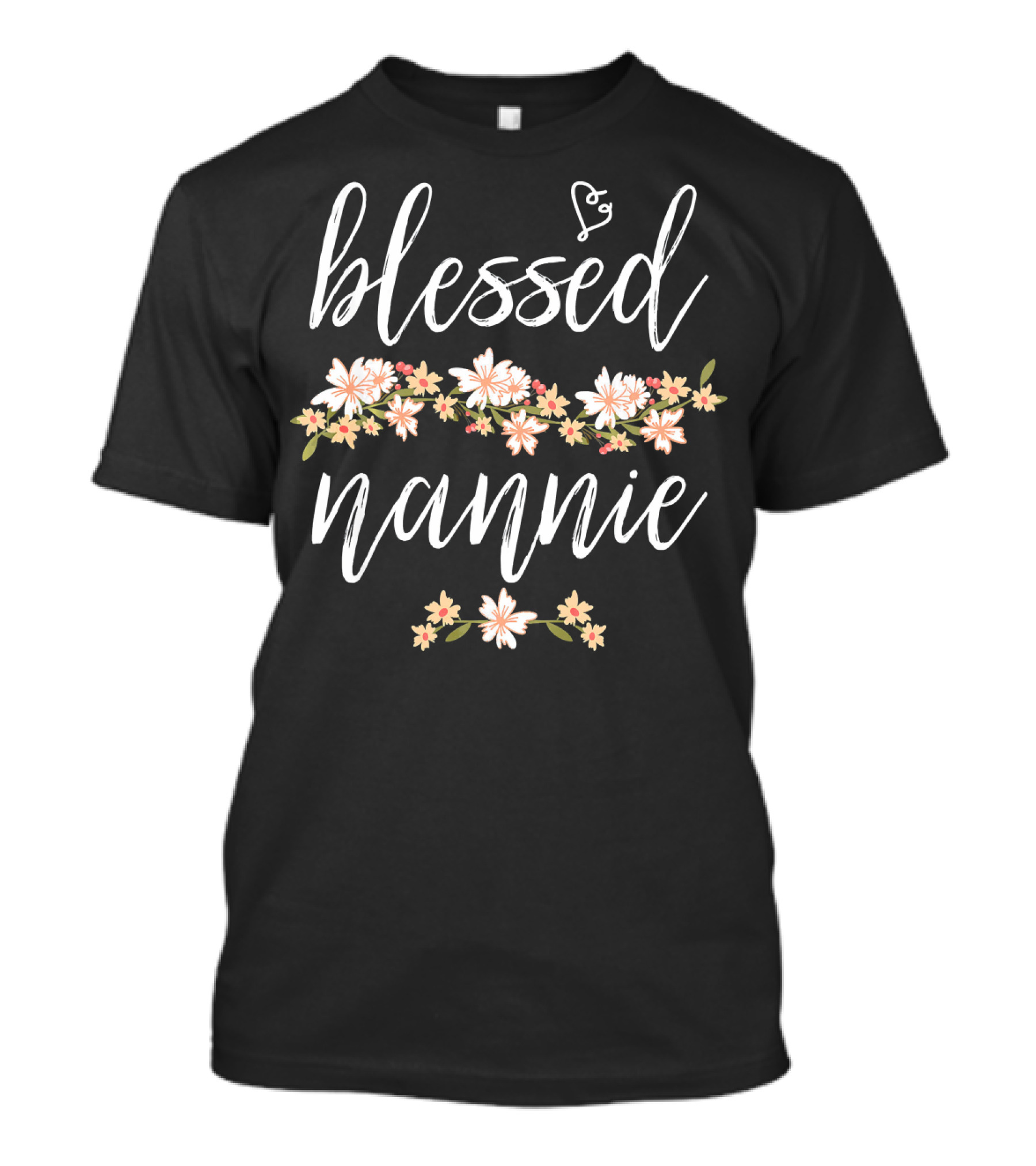 Blessed Nannie Floral T-Shirt
